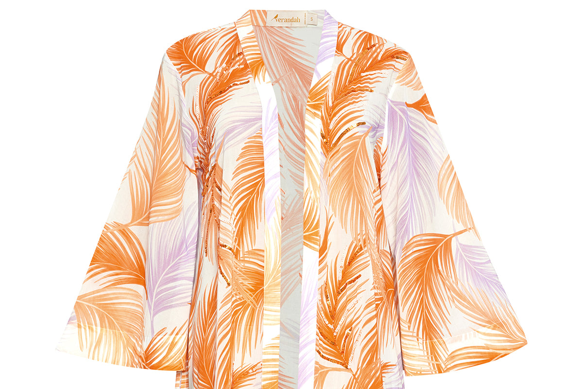 Hand Beaded Kimono Kaftan