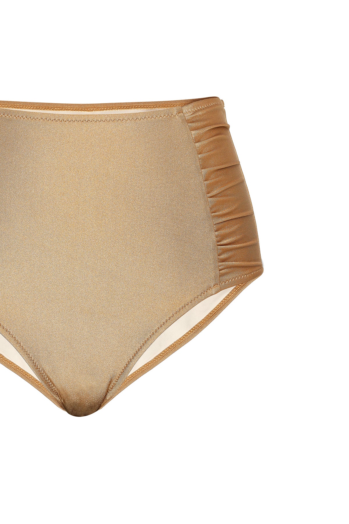 gold bikini bottom