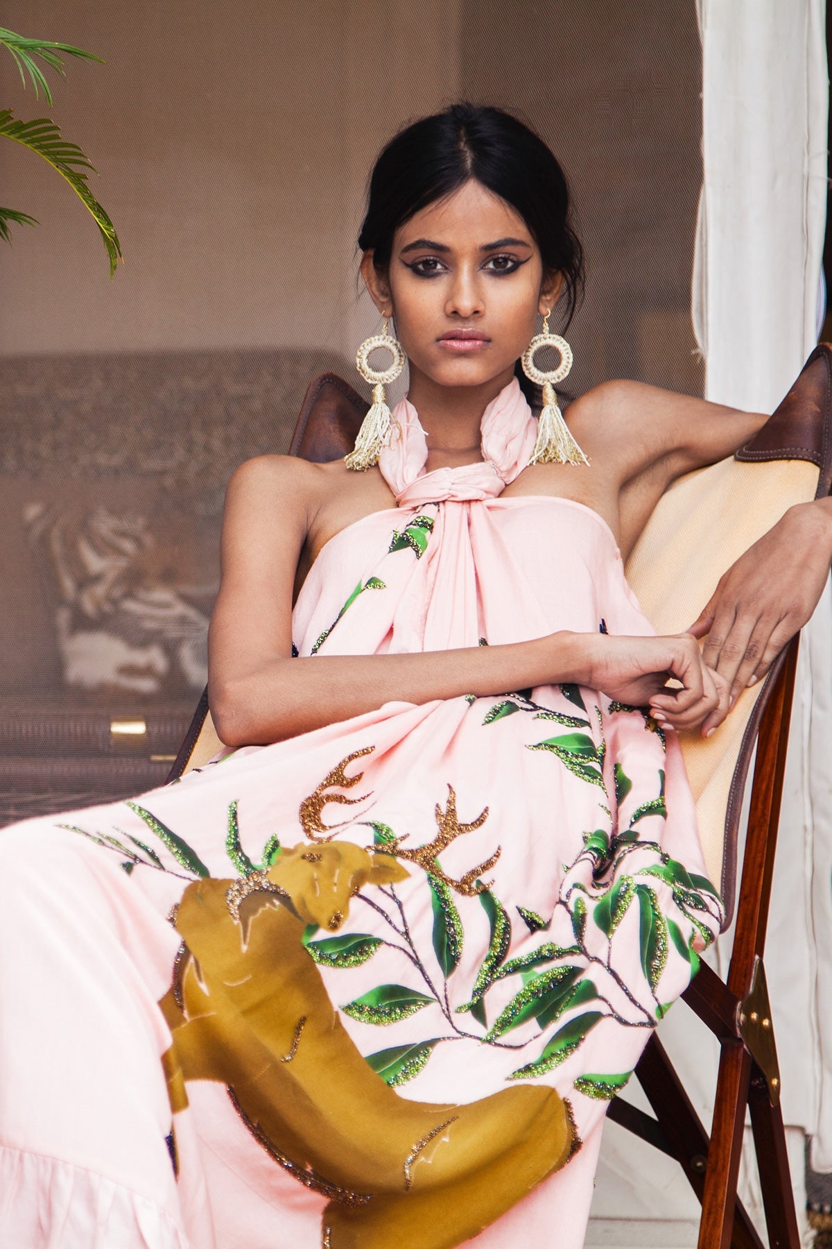 Halter Maxi Gown (Non-Embroidered)