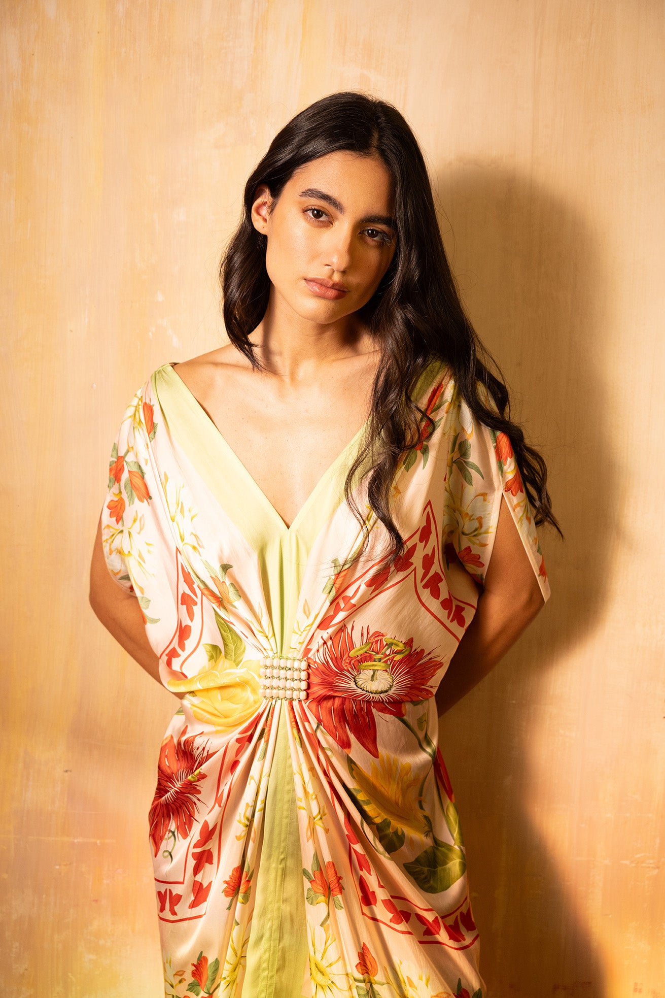 Hand Draped Gown
