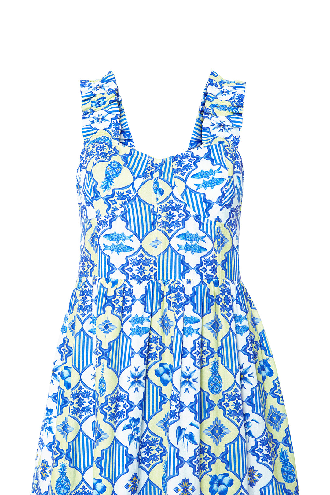 Corset Tiered Midi Dress