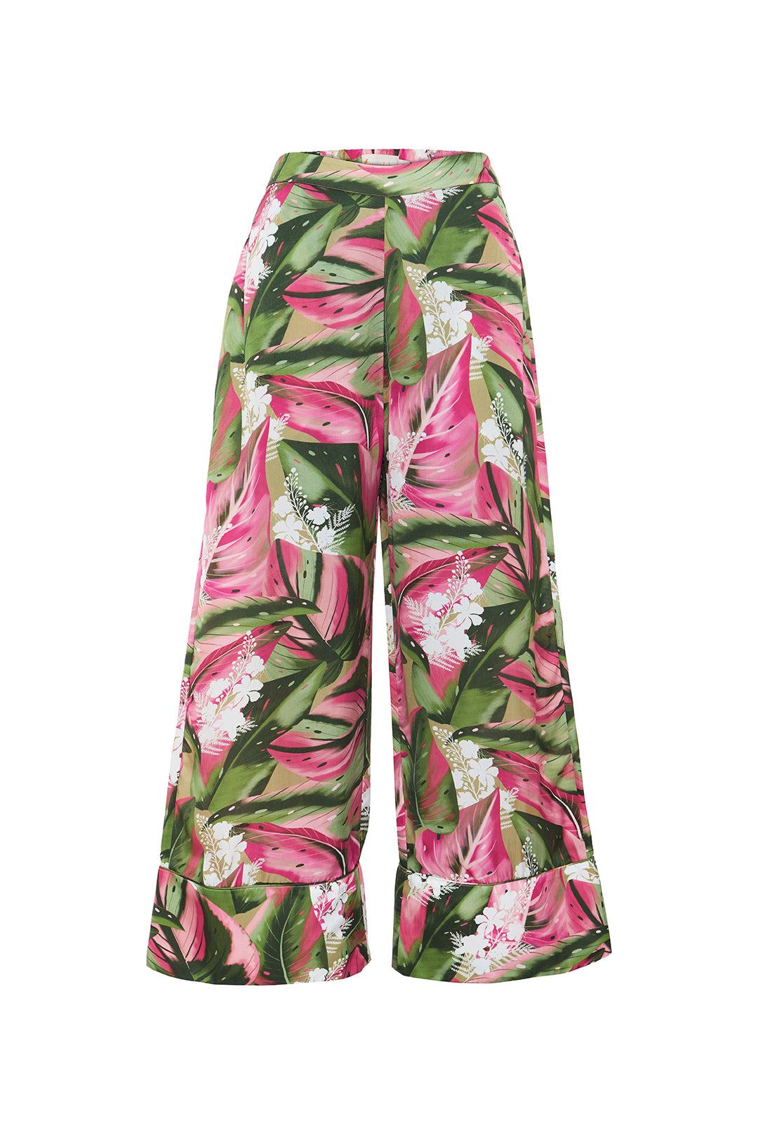 Wide Leg Satin Pants