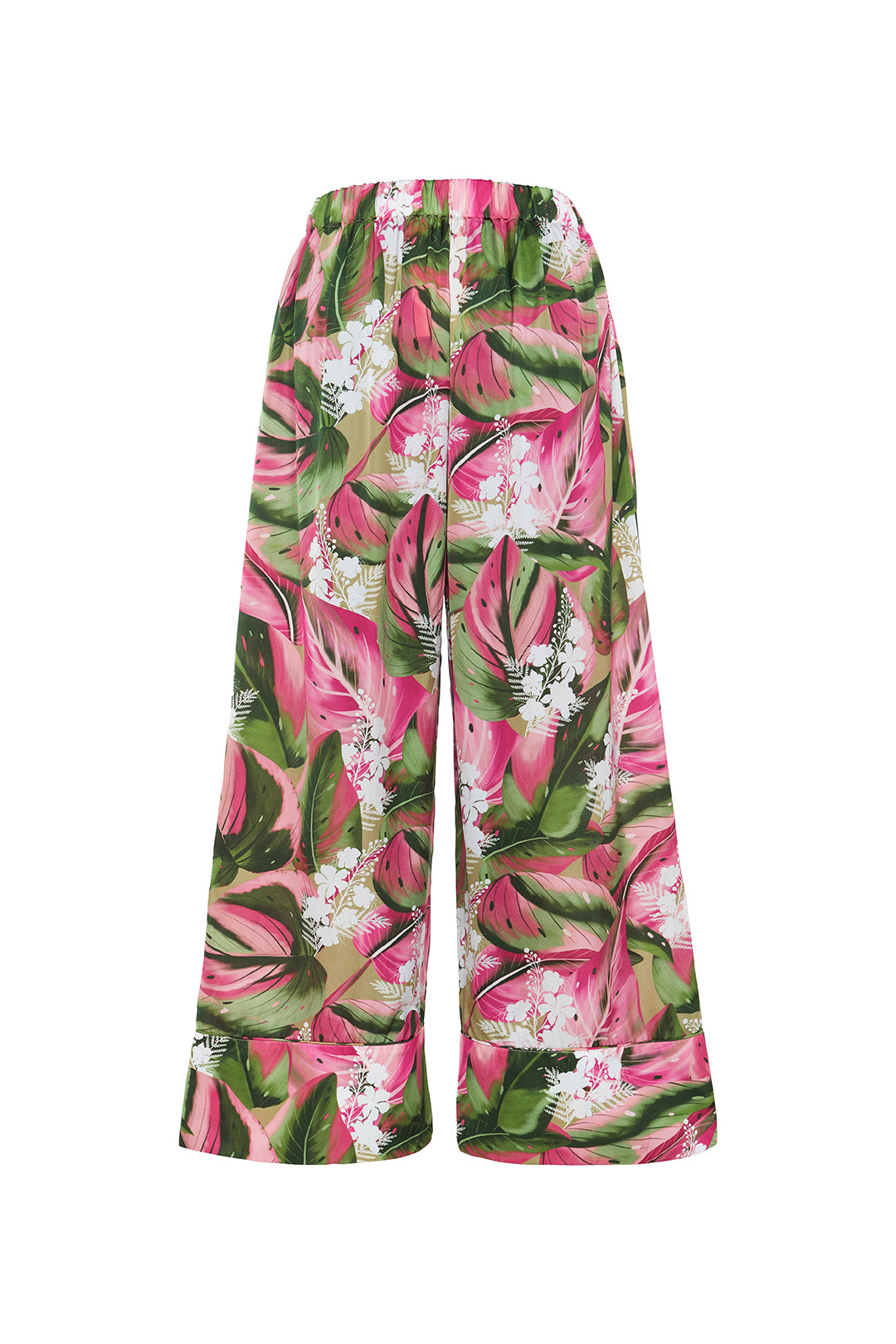 Wide Leg Satin Pants