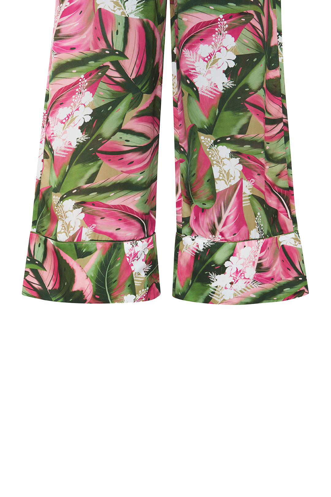 Wide Leg Satin Pants