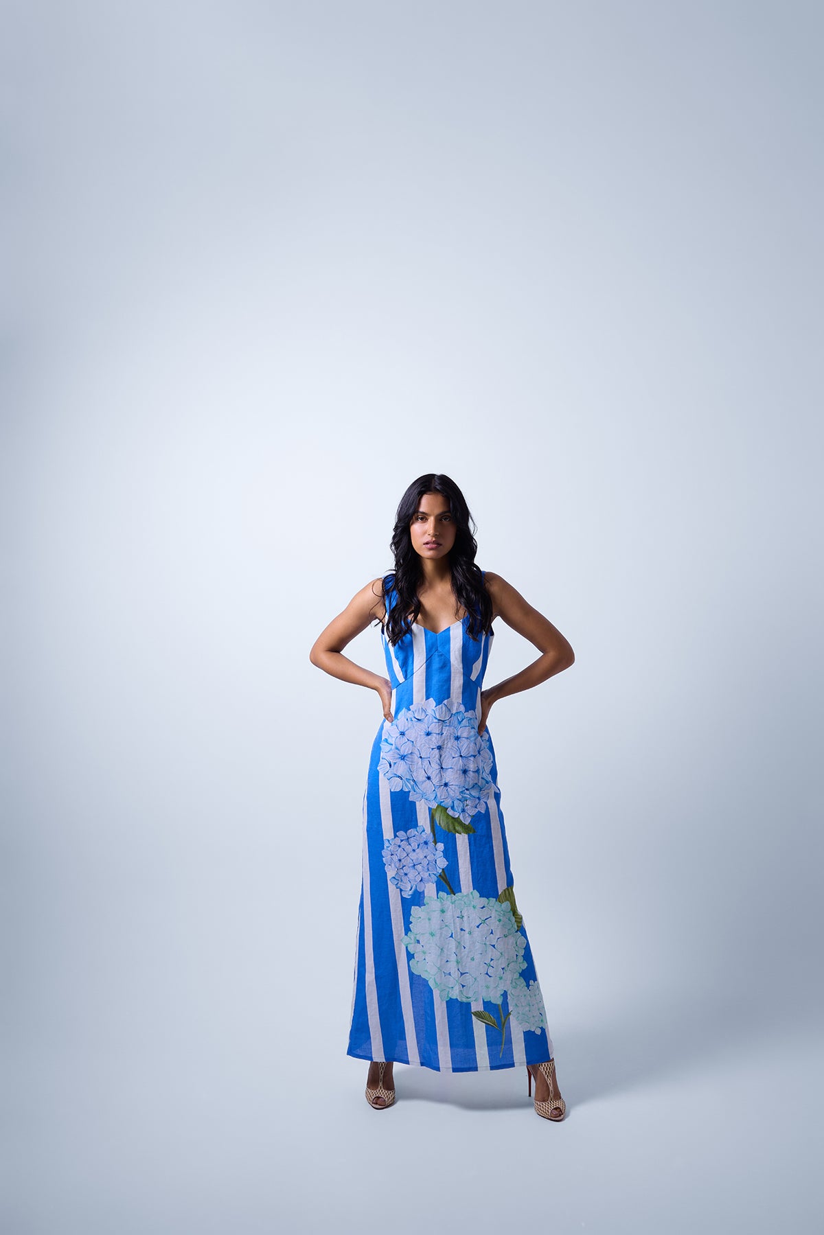 Linen Summer Maxi Dress
