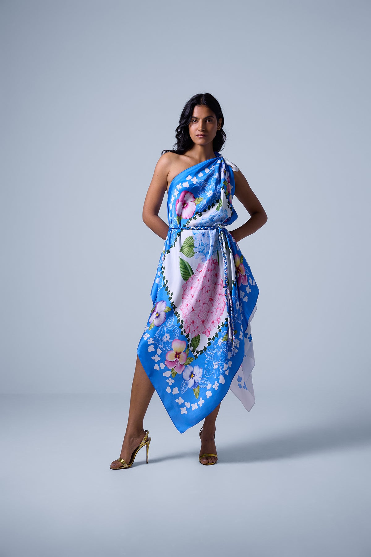 Multiway Scarf Blouse Dress