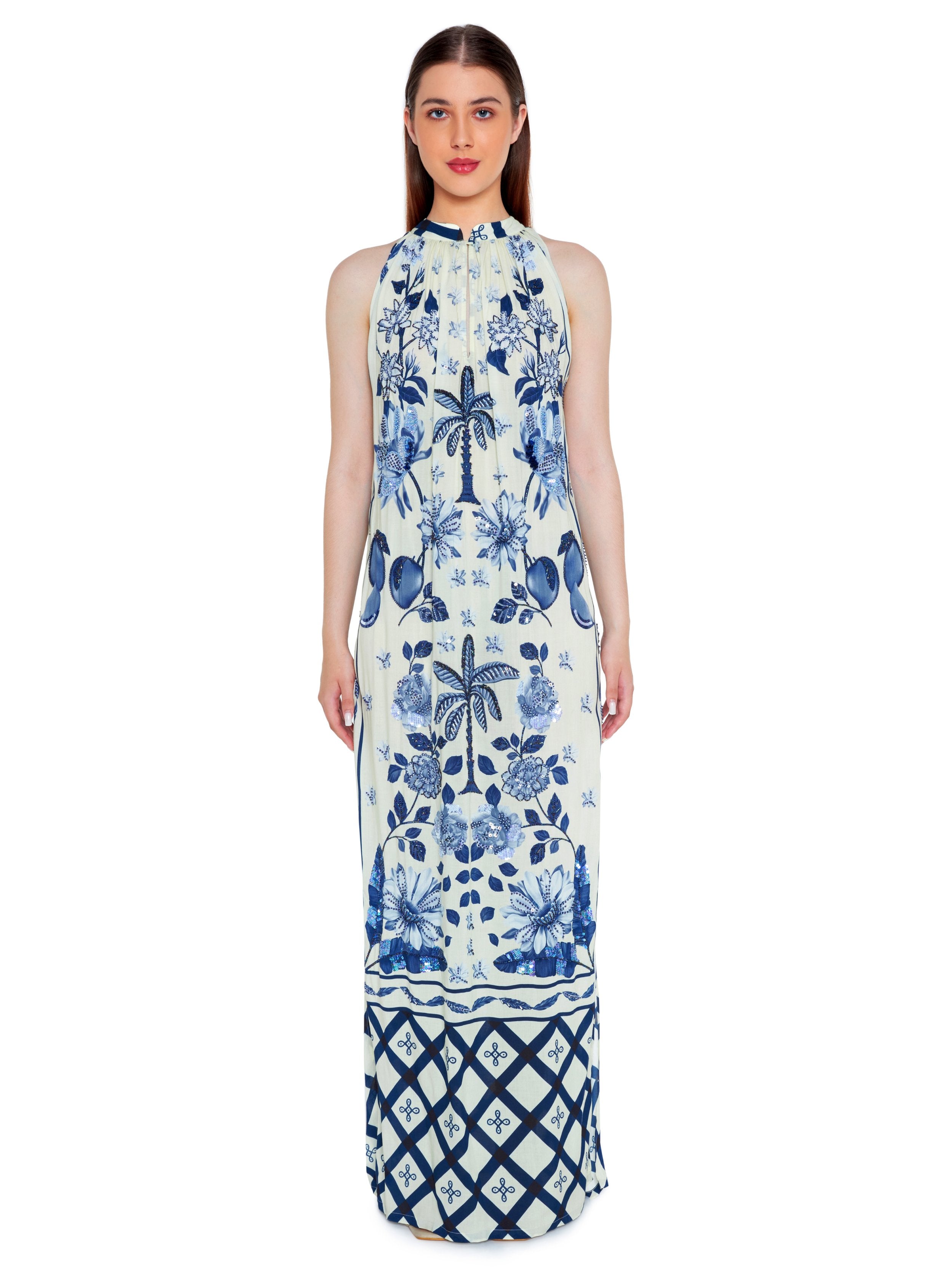 Hand Beaded Sundowner Maxi