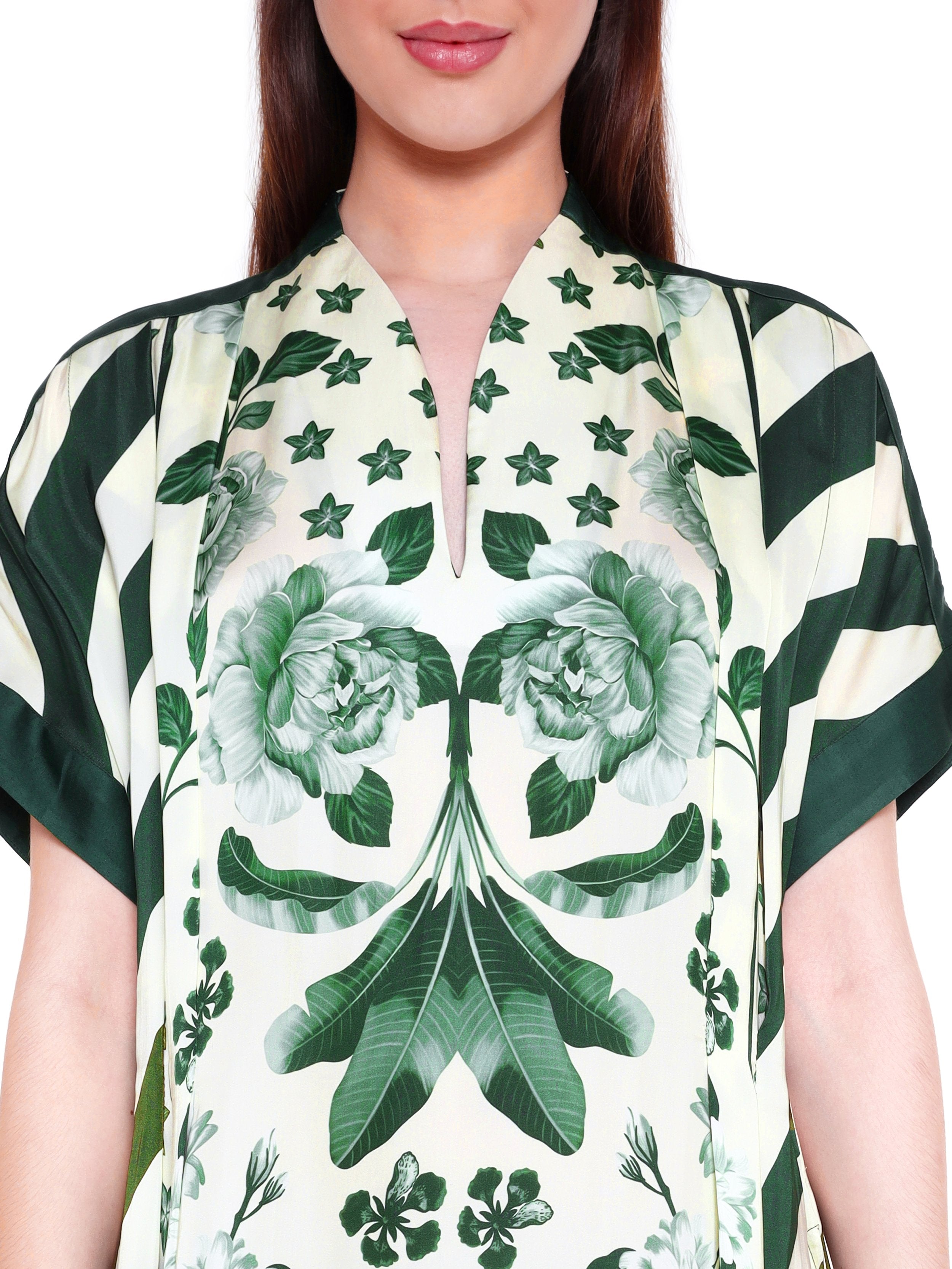 Hand Pleated Kaftan Dress