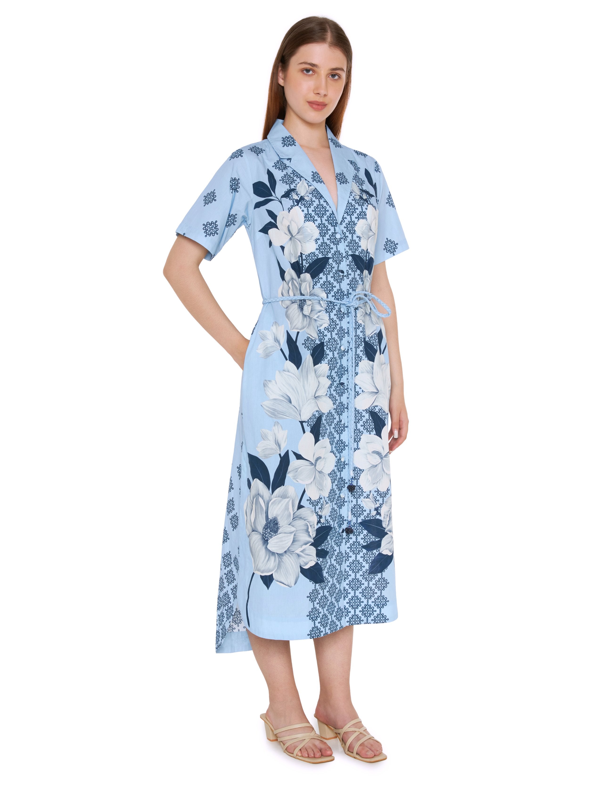 Magnolia Shirt Dress