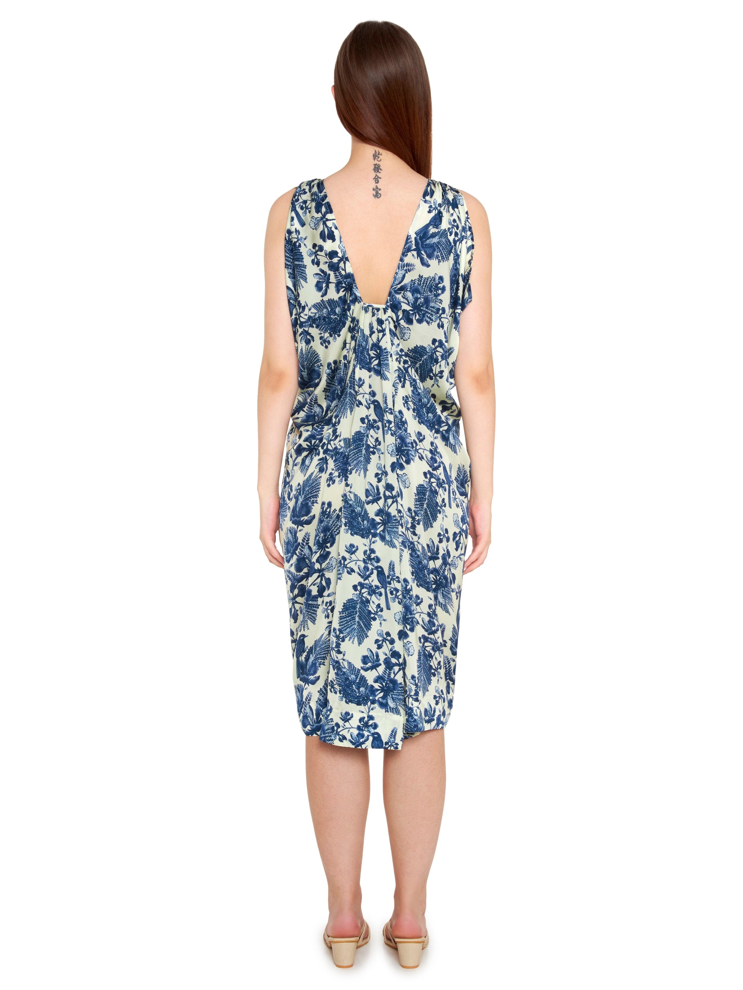 Hand Draped Mini Dress