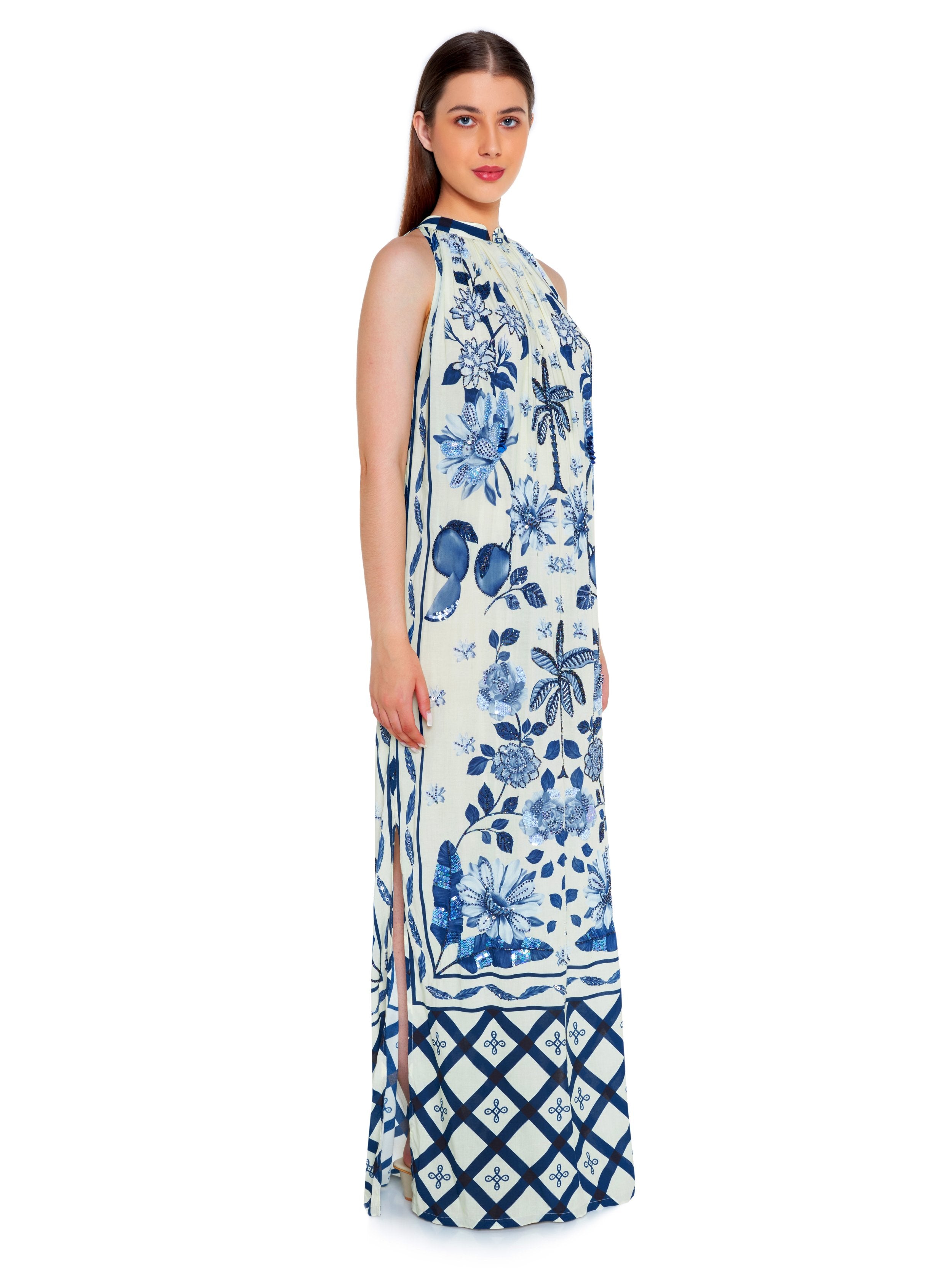 Hand Beaded Sundowner Maxi