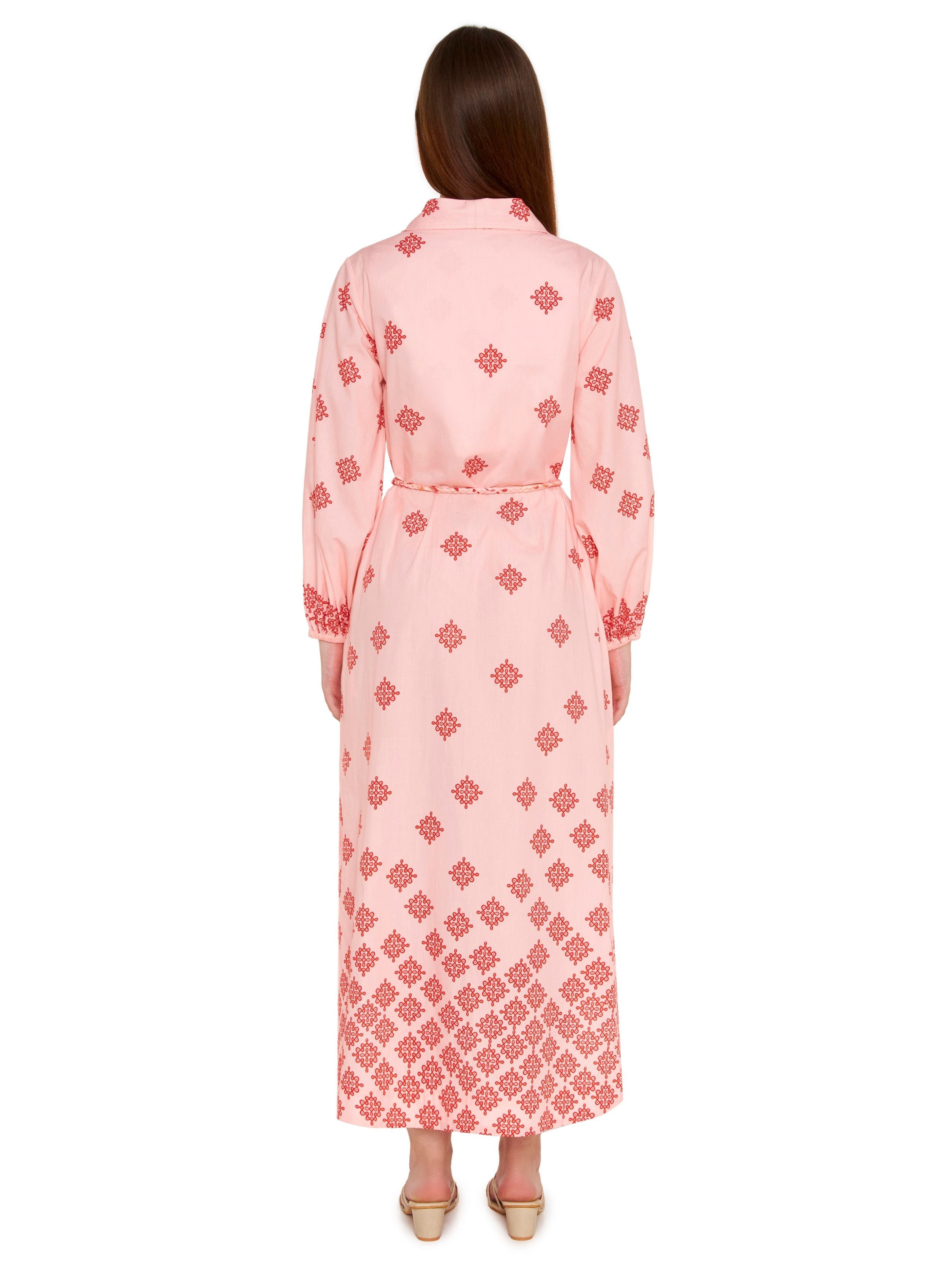 Blouson Sleeve Shirt Dress