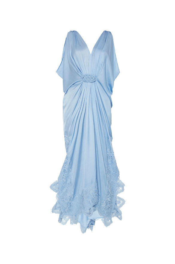 Hand Draped Kaftan Maxi