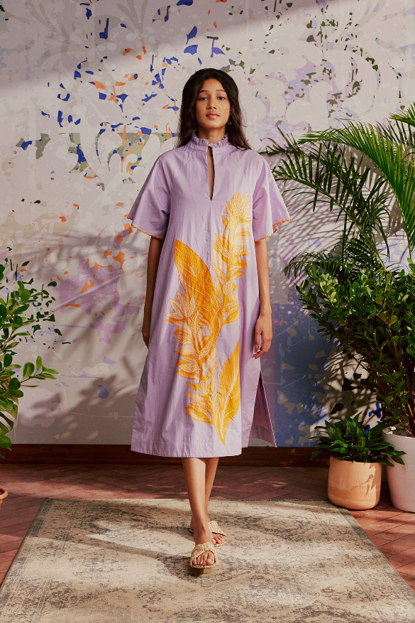 lilac rust ginger lily dress