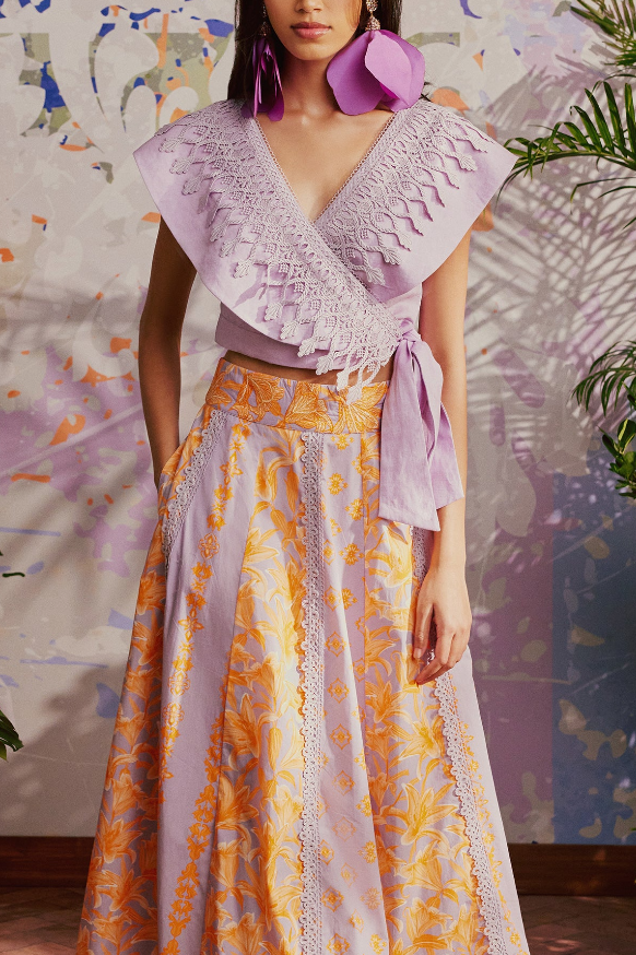 lilac blouse