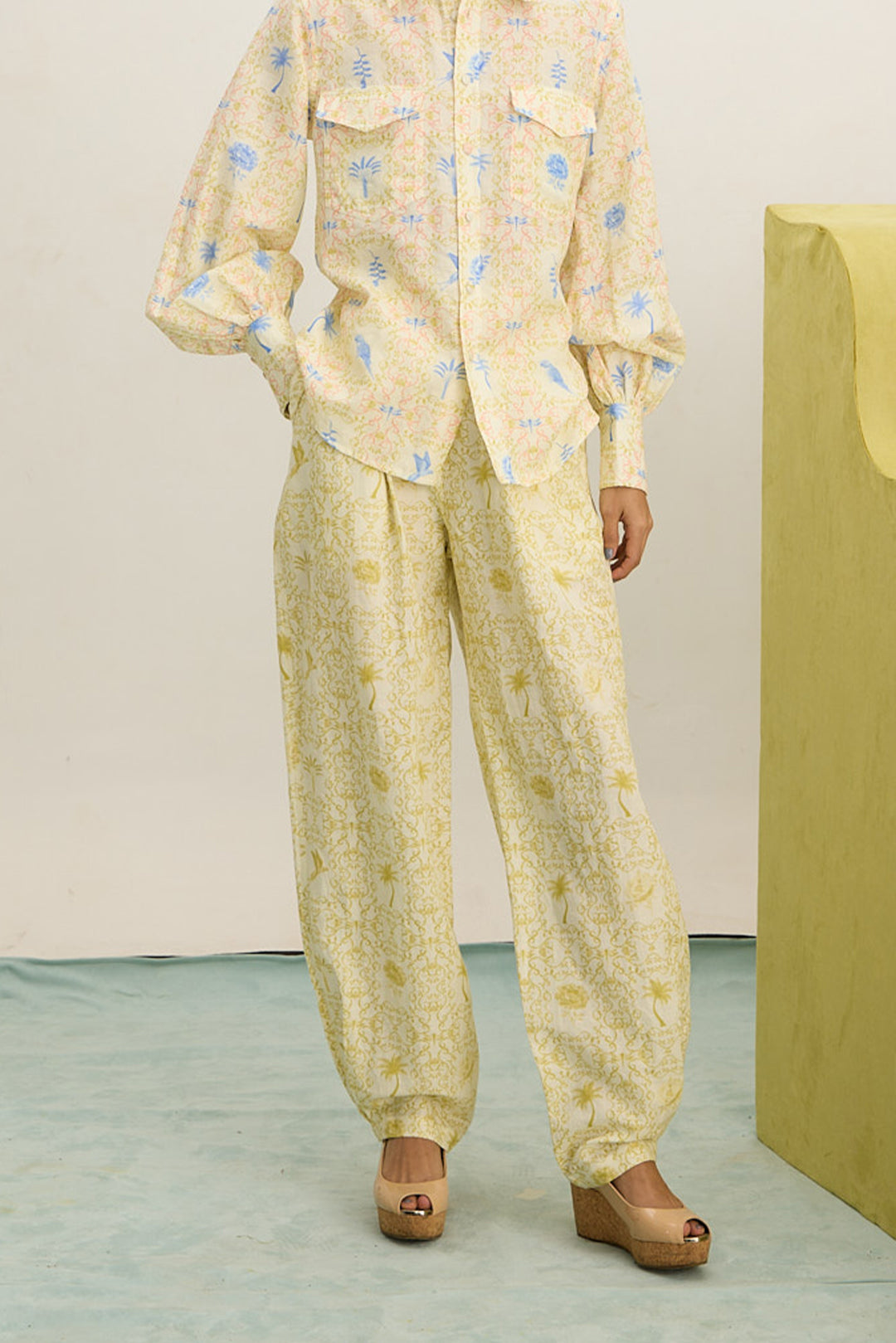 Pleated Summer Pants