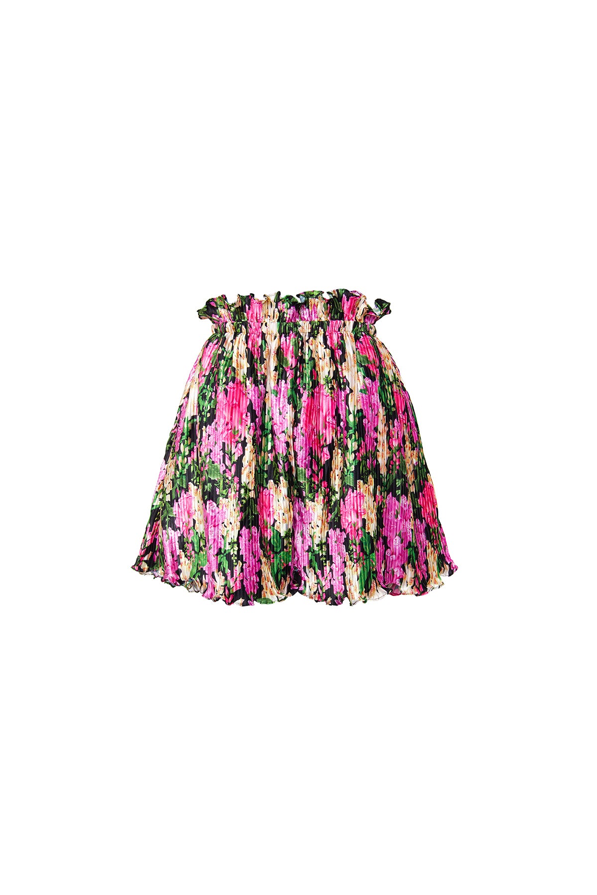High Waisted Plisse Shorts