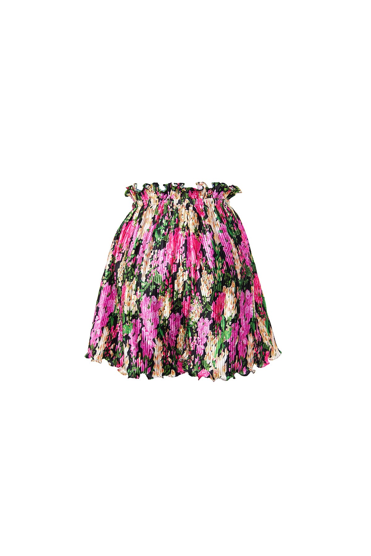 High Waisted Plisse Shorts