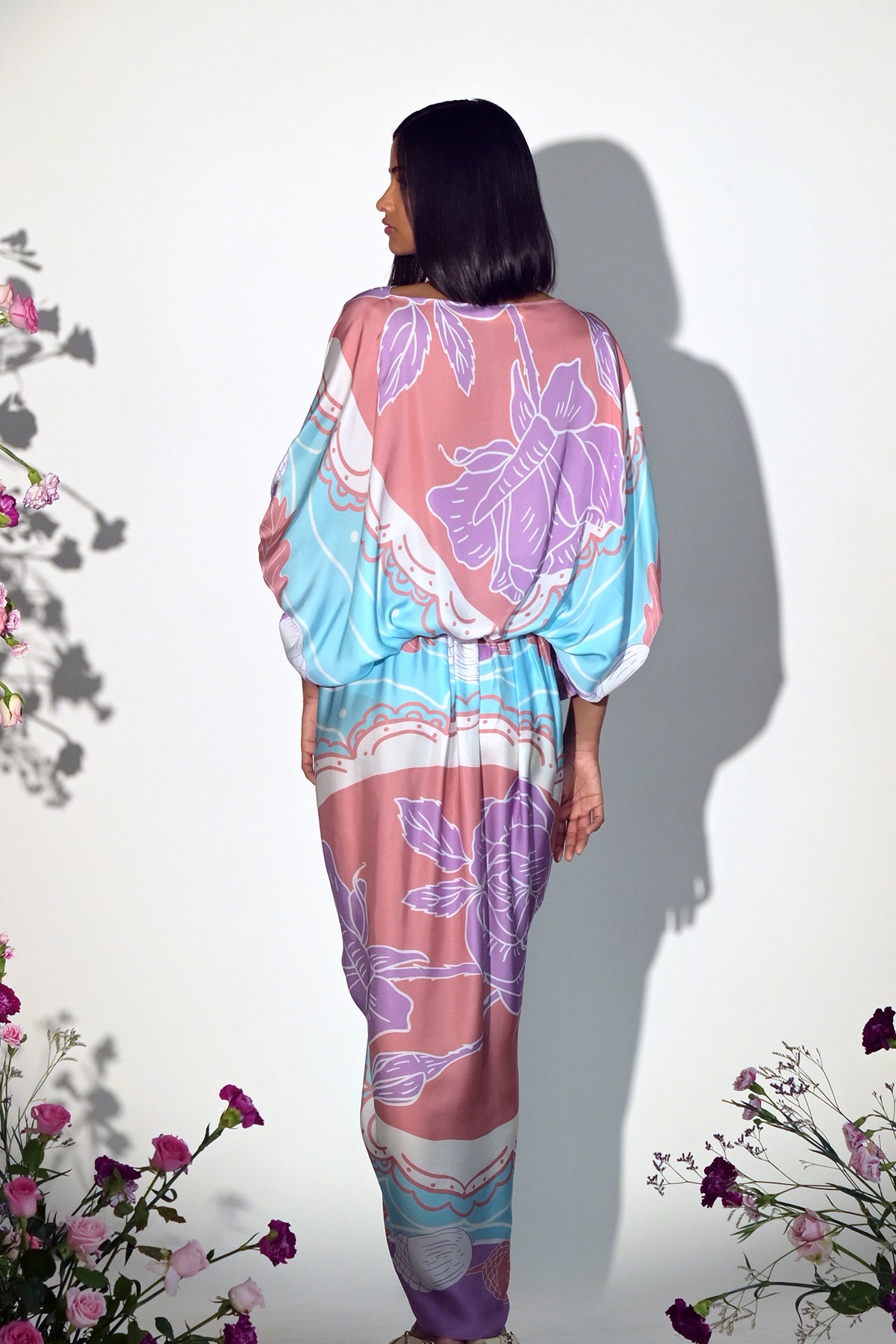 Oversized Satin Blouse