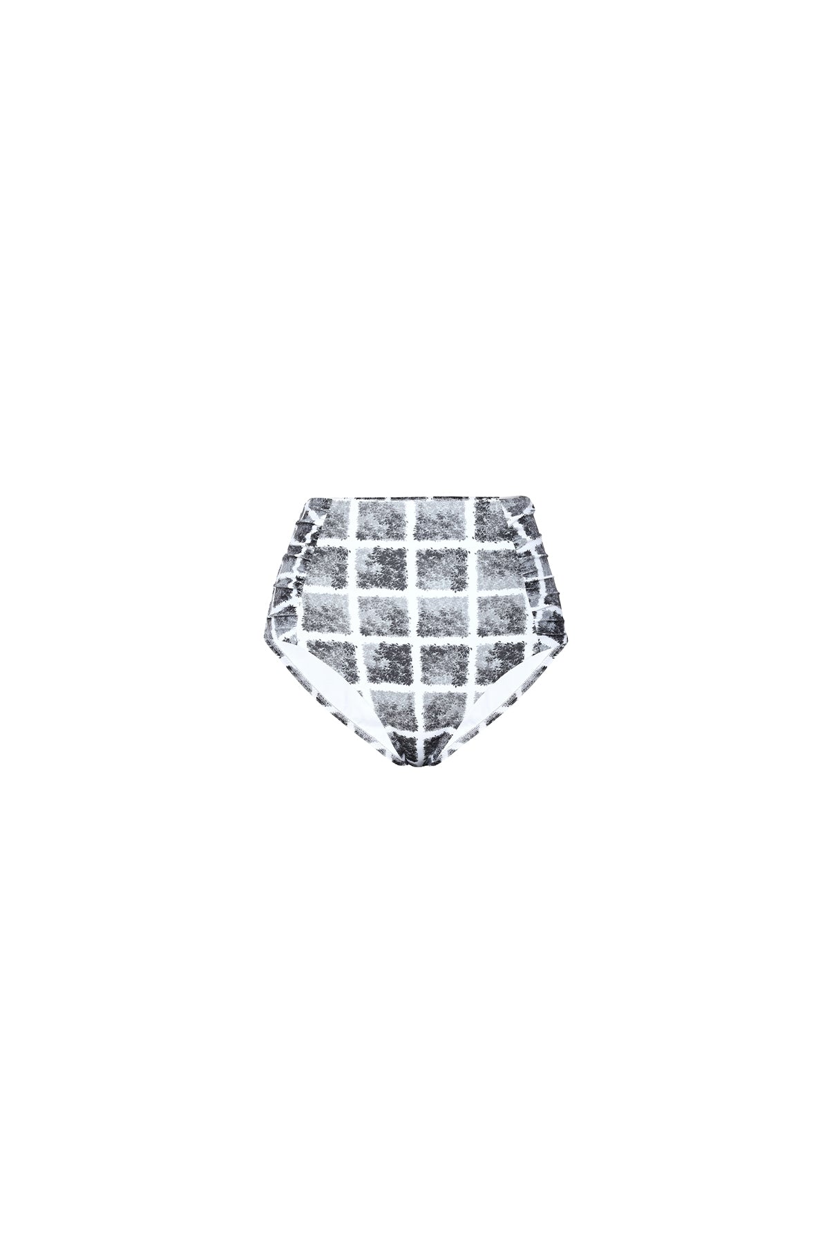 black and white checks bikini bottom