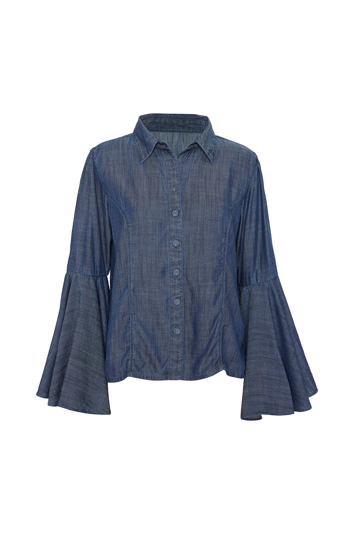 Denim Circular Sleeve Shirt