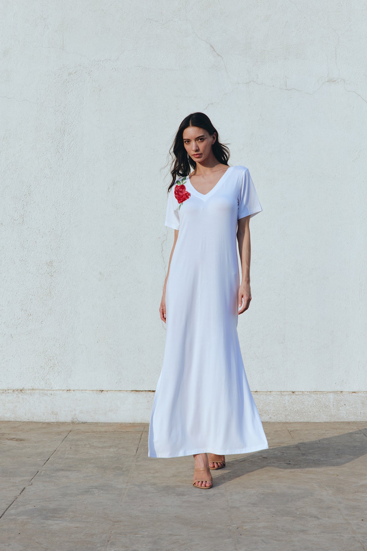 Pomegranate Tshirt Maxi