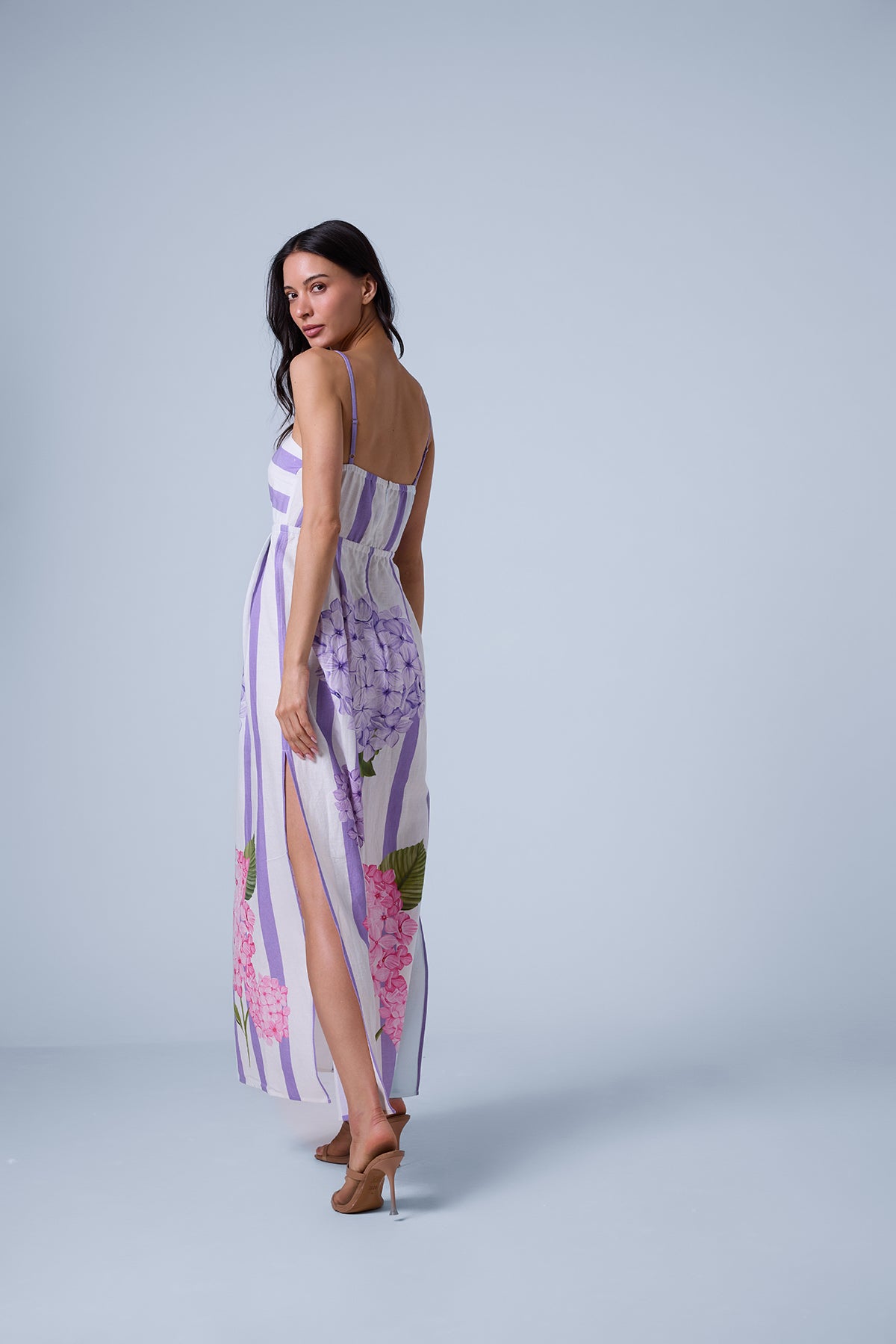 Twist Draped Maxi Dress