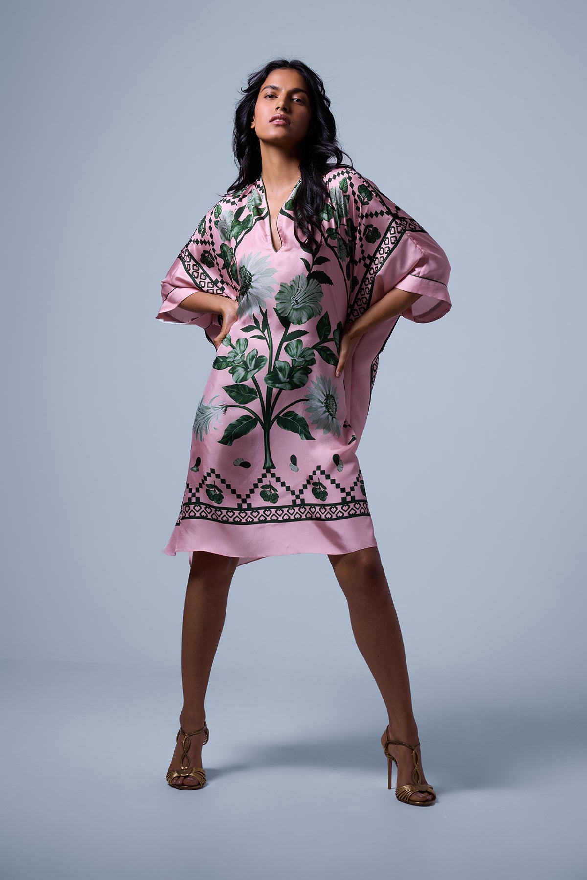 Scarf Silk Dress