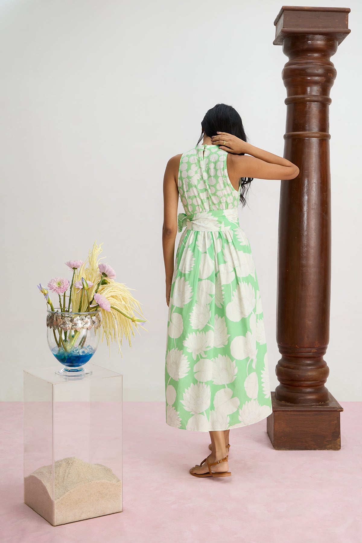 Sleeveless Midi Dress