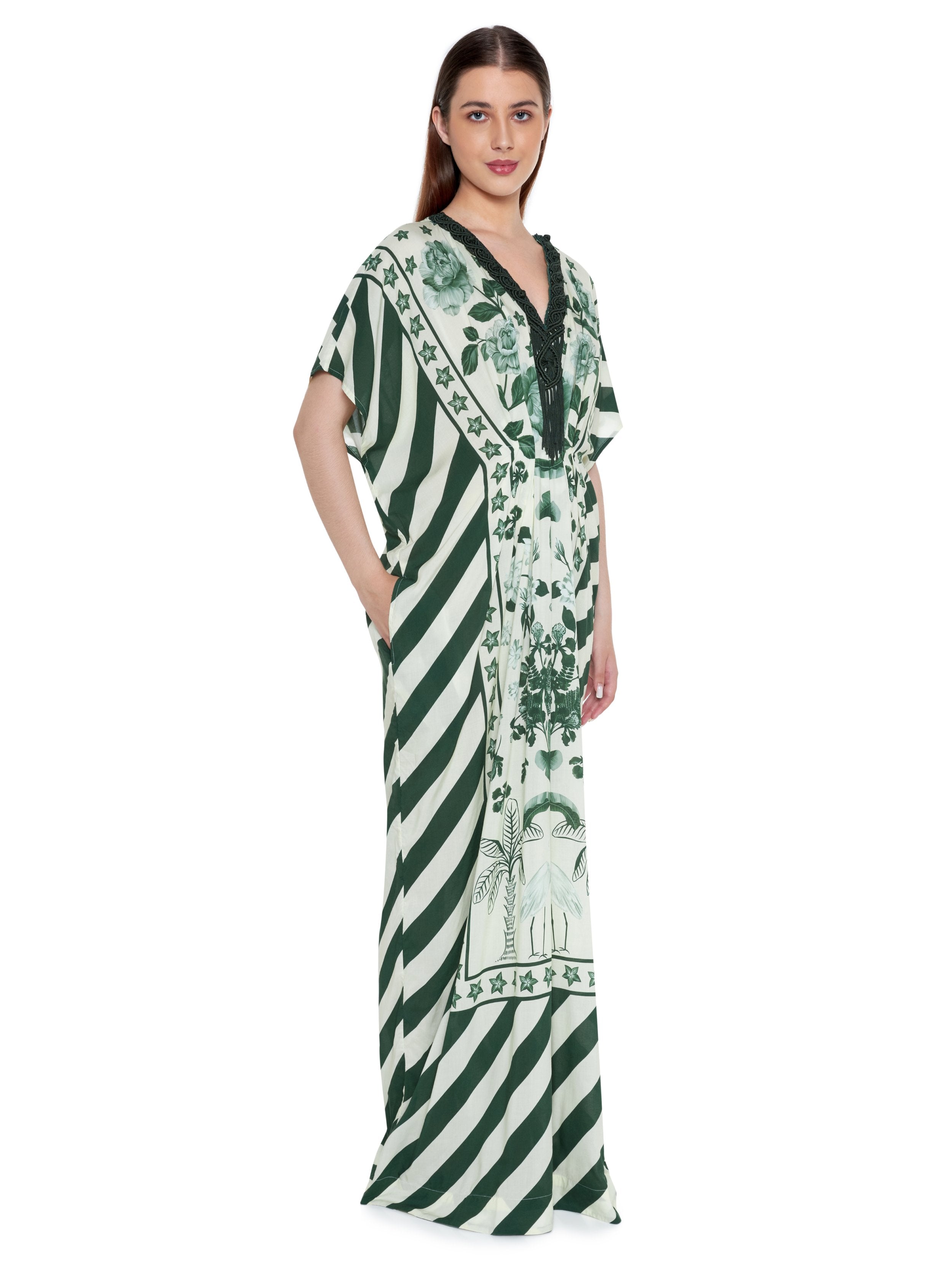 Hand Draped Kaftan