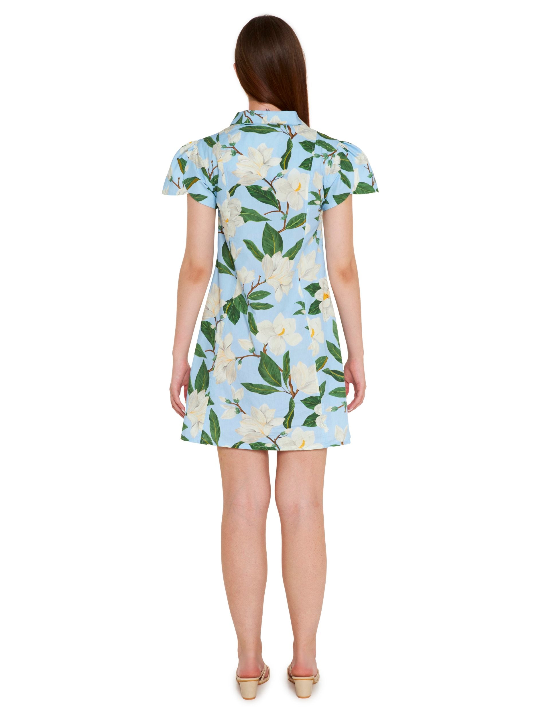 Petal Sleeve Mini Dress