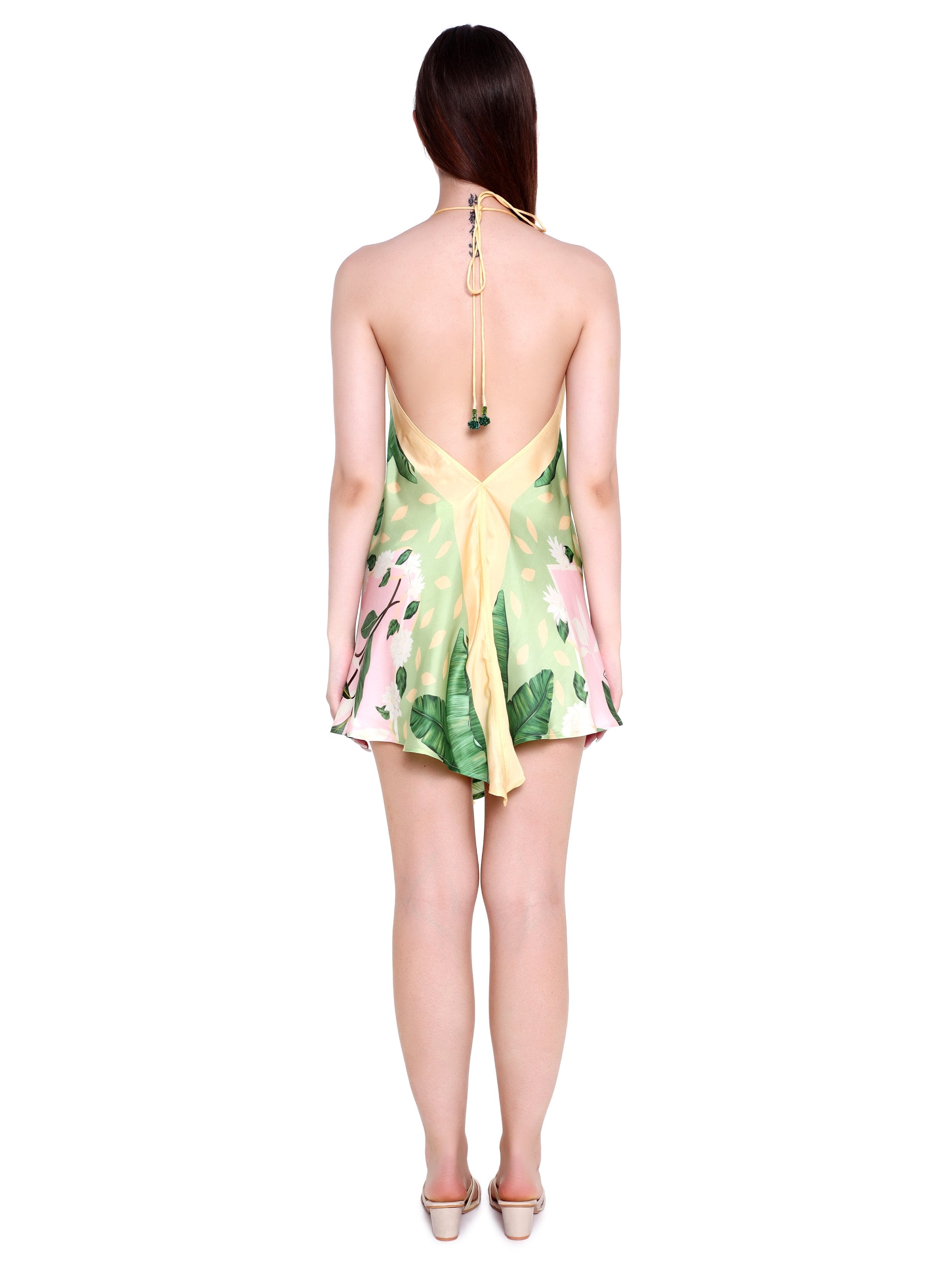 Handkerchief Mini Dress