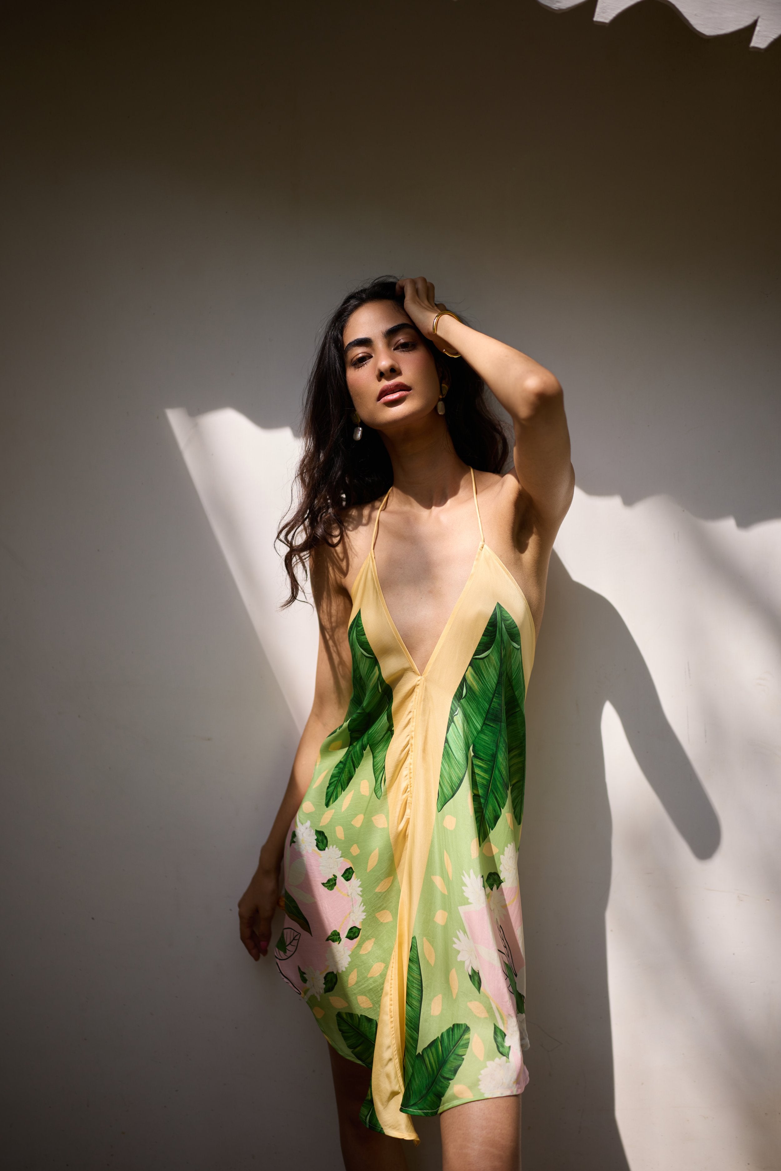 Handkerchief Mini Dress