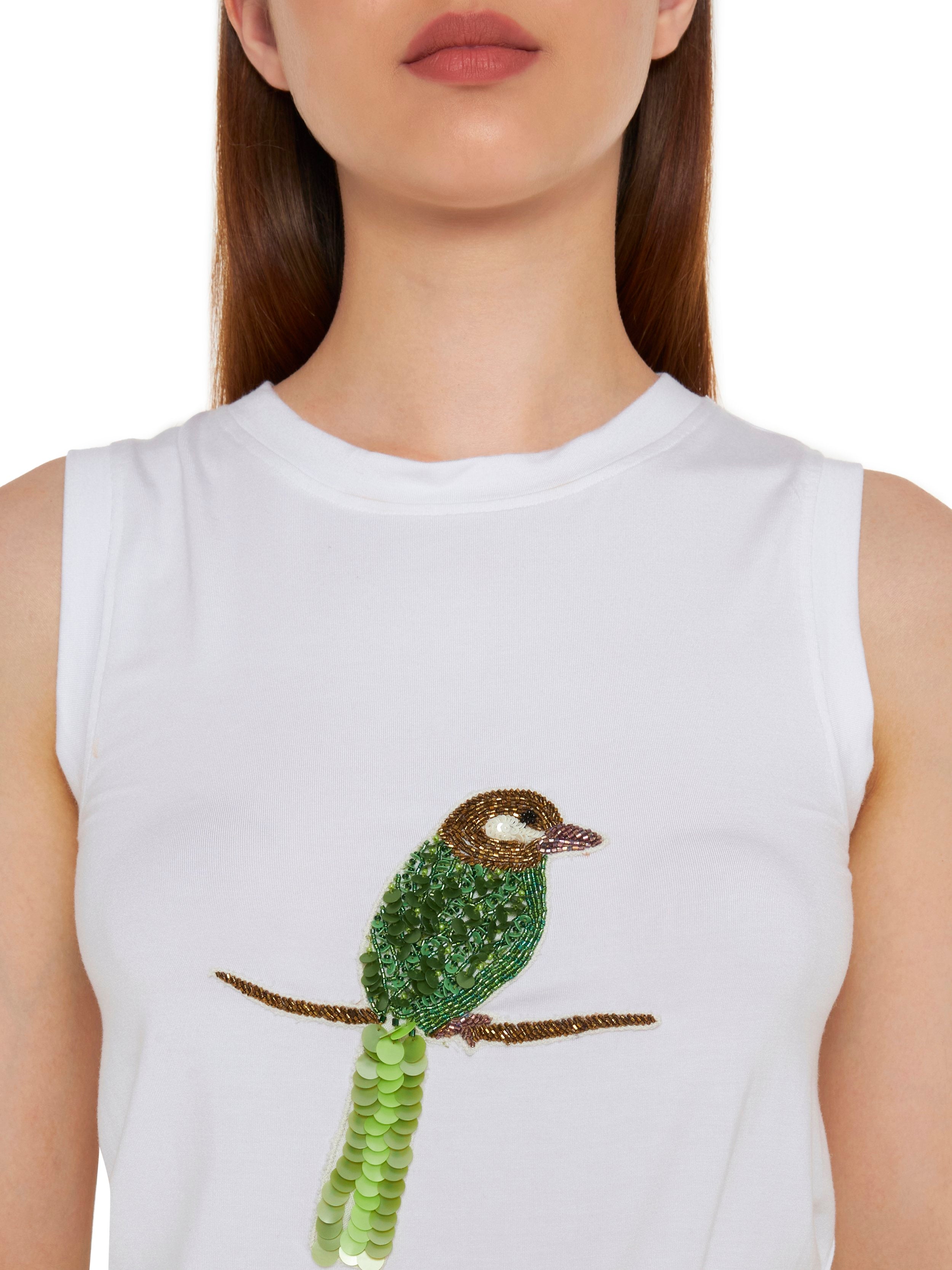 Hand Beaded Parrot Tank