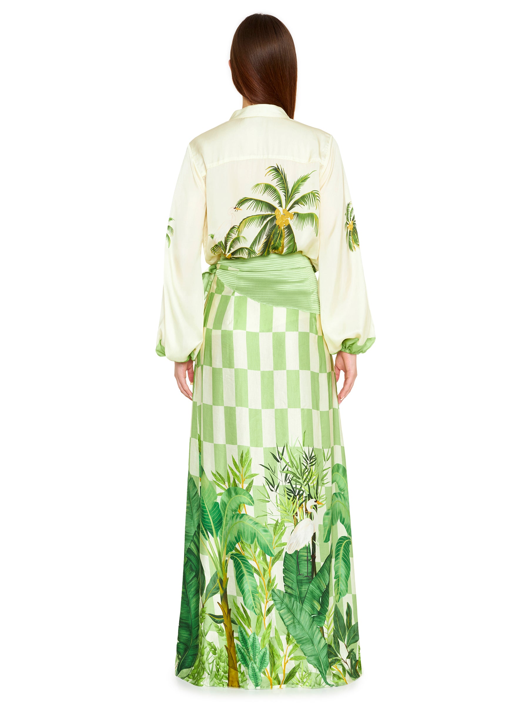 Pushpanjali Wrap Maxi Skirt