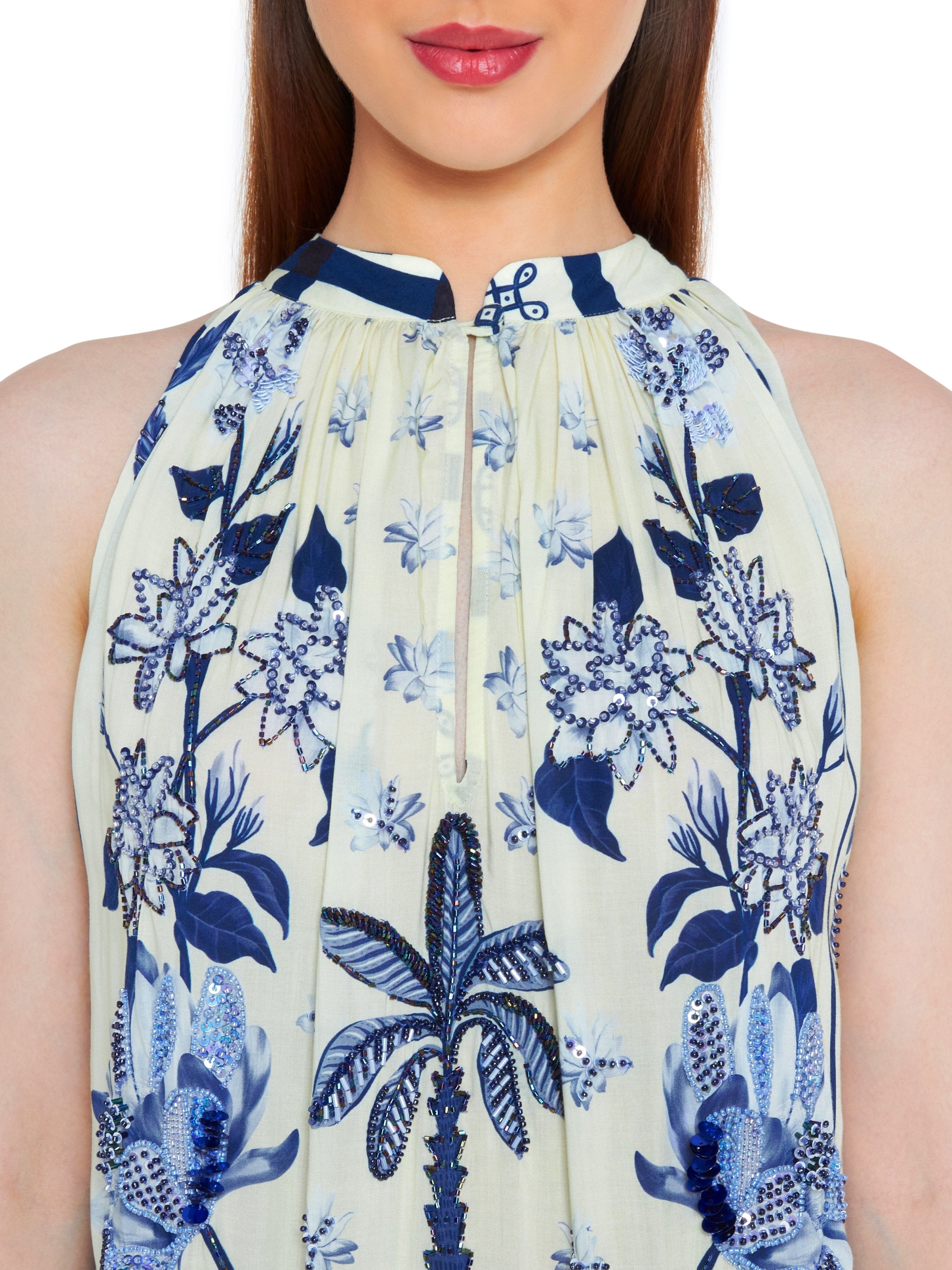 Hand Beaded Sundowner Maxi