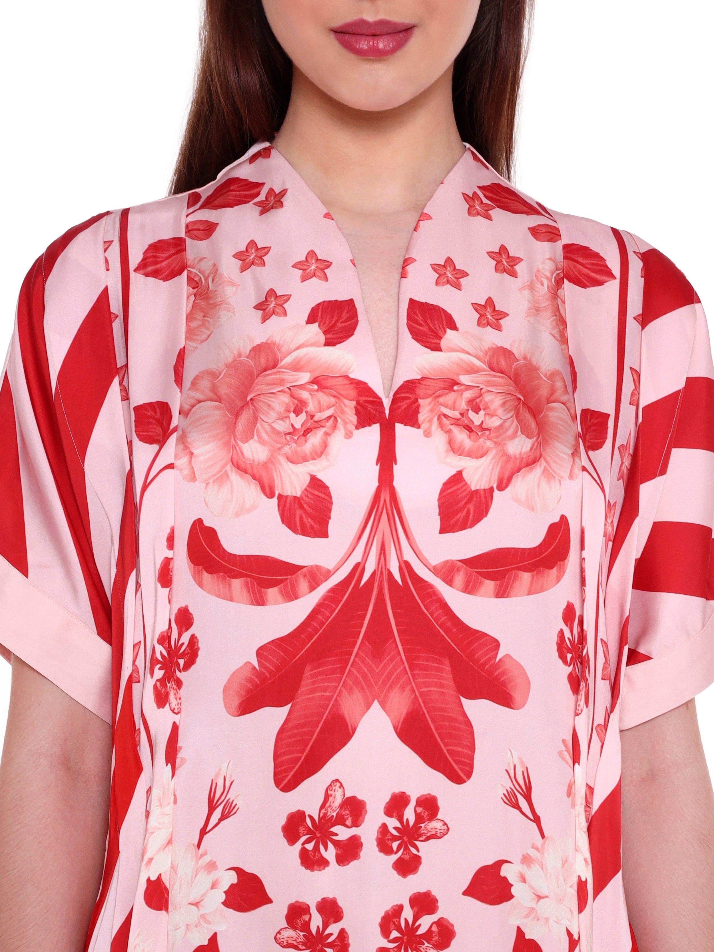 Hand Pleated Kaftan Dress