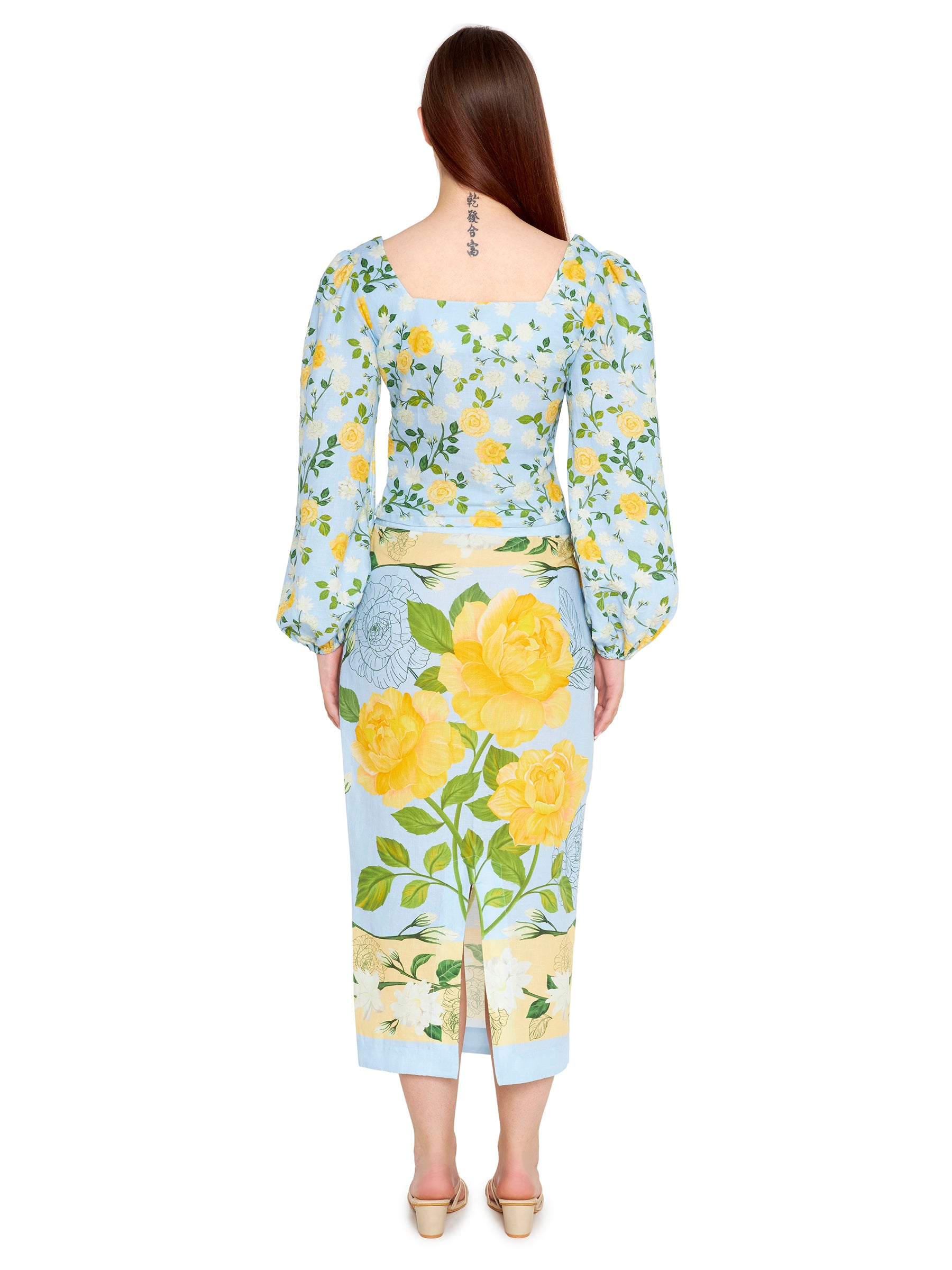 Square Neck Crop Blouse