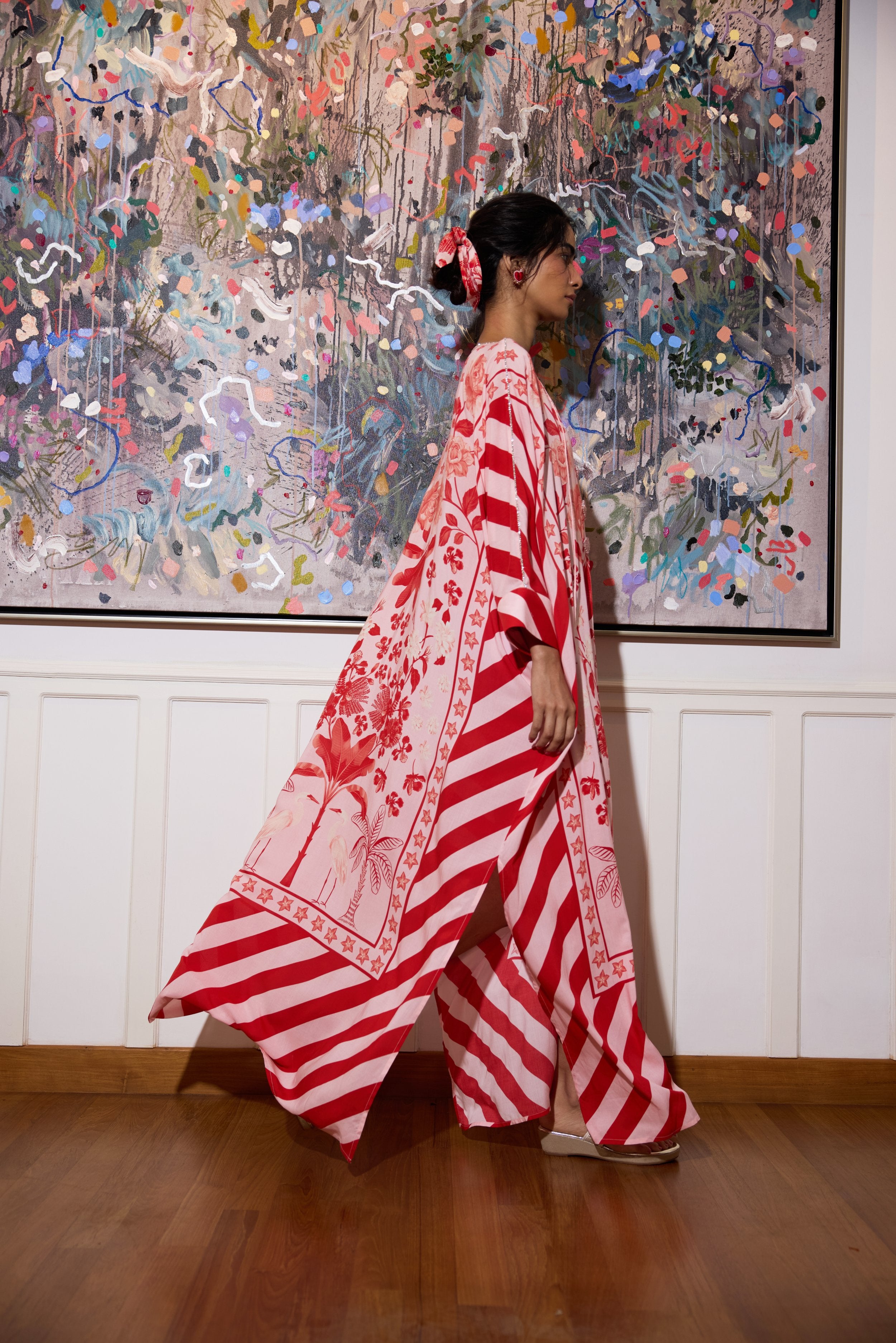 Studded Batwing Kaftan