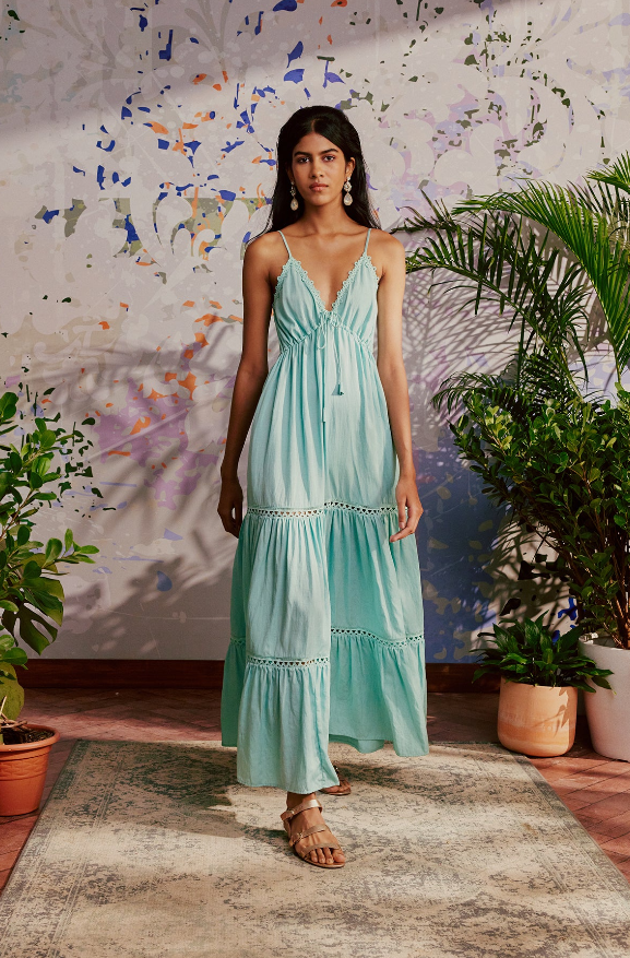 aqua dress