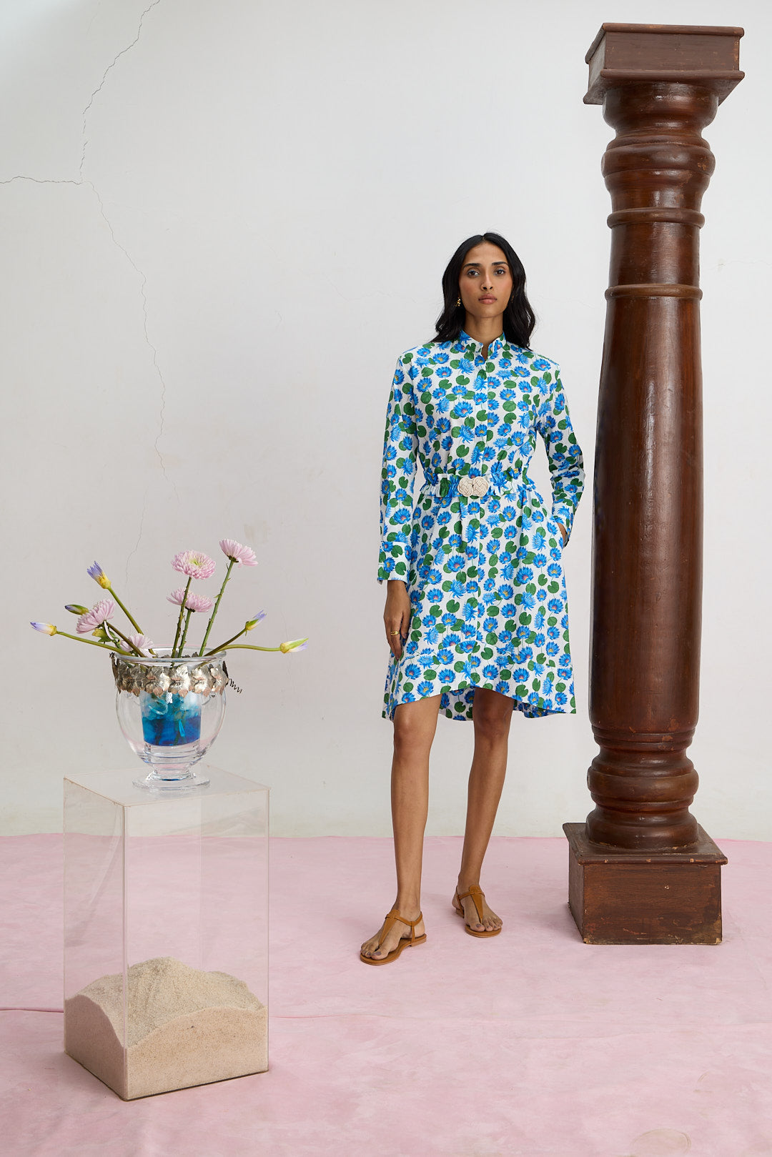 High-Low Lily Shirt Dress