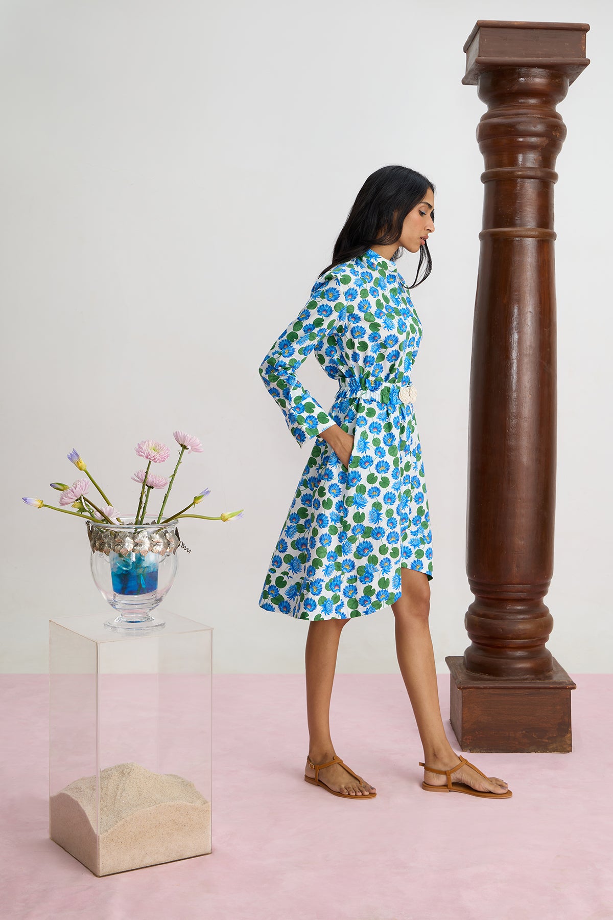 High-Low Lily Shirt Dress