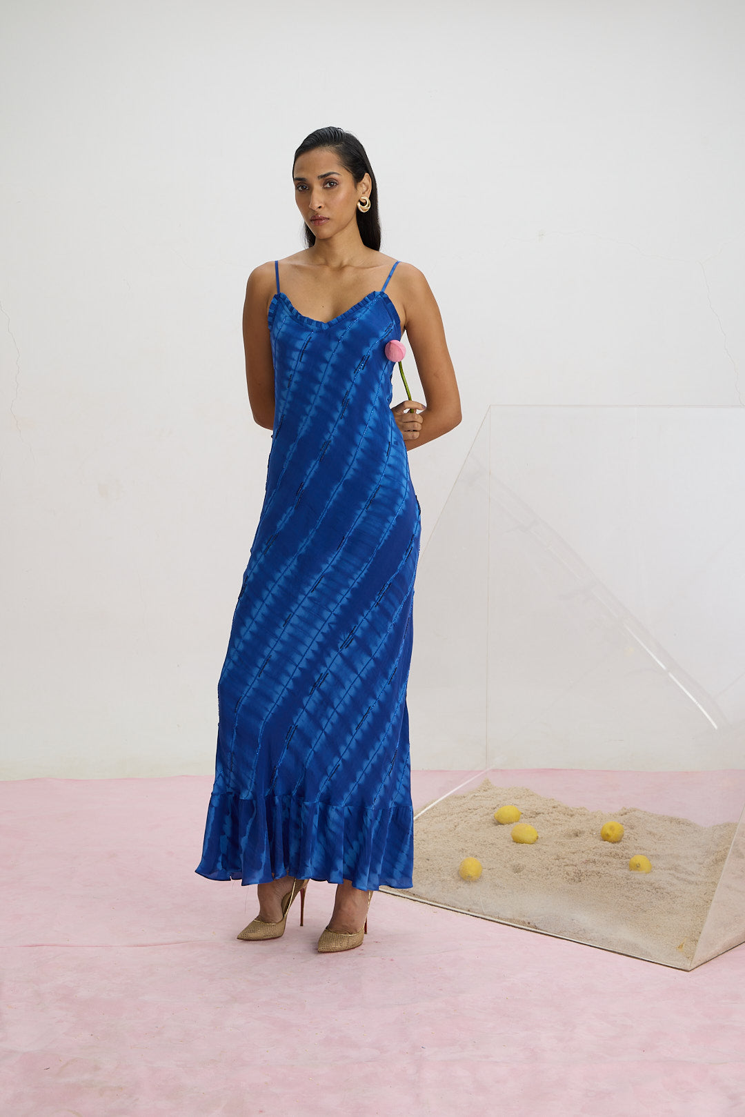 Hand Beaded Evening Dress