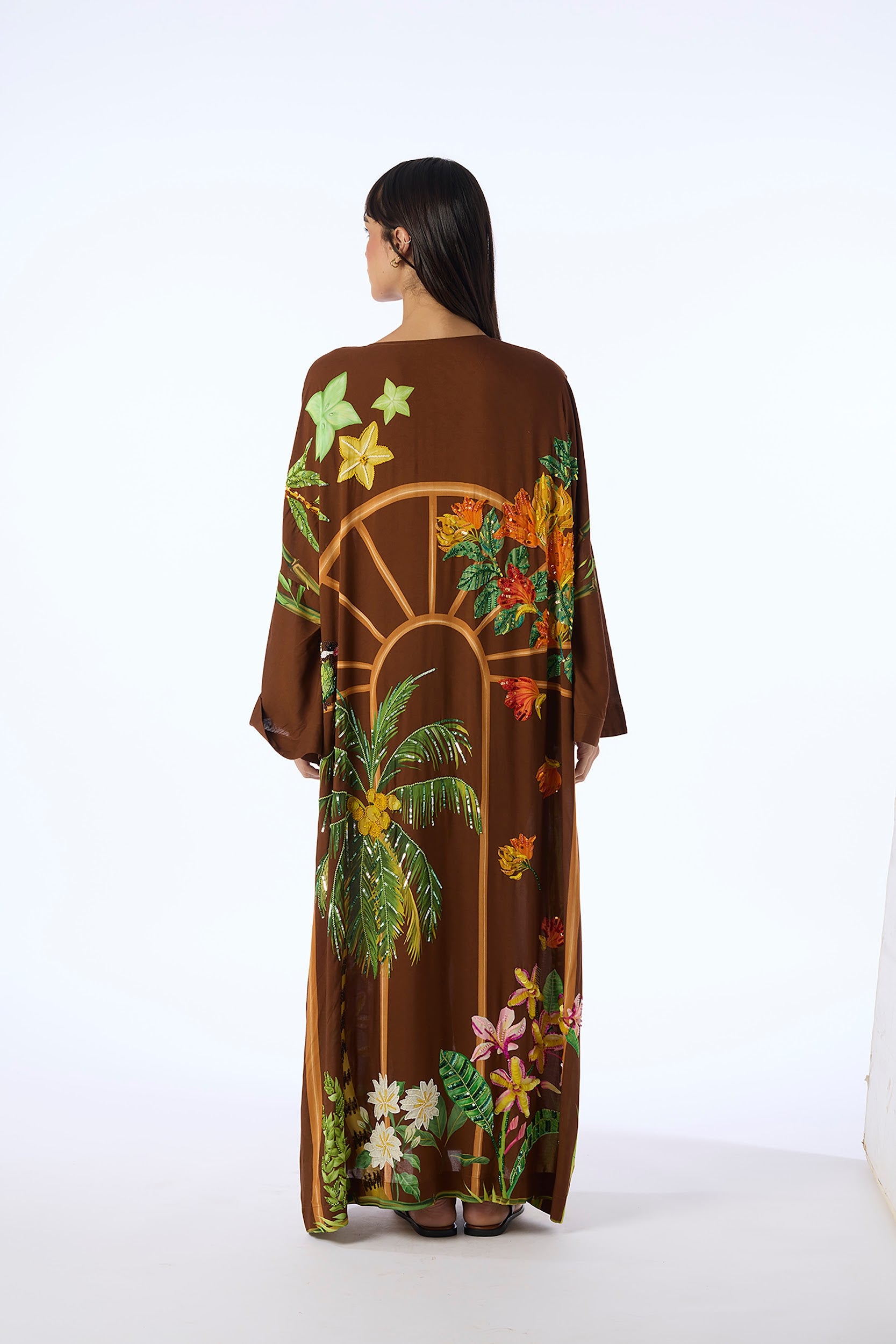 Hand Beaded Bangalore Kaftan