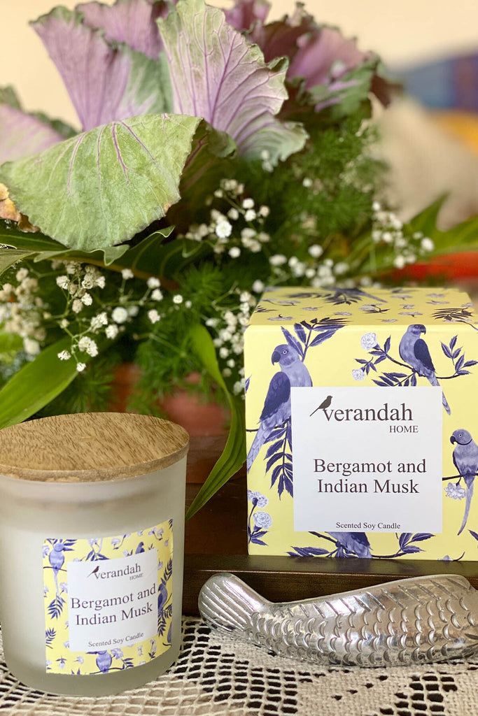 Bergamot and Indian Musk Candle