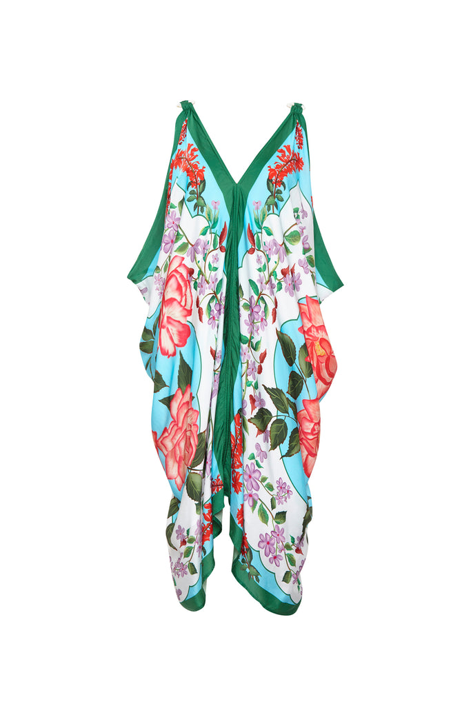 Printed Floral Scarf Dress