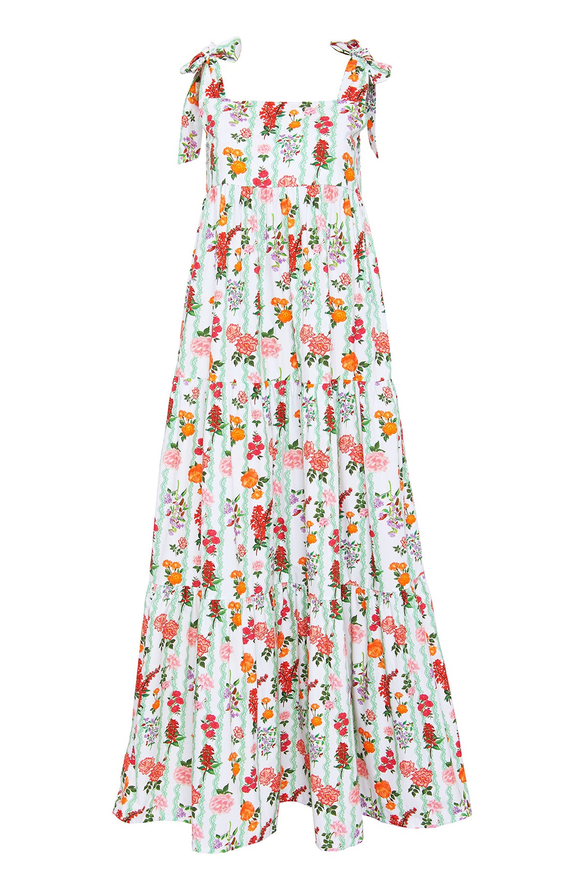 White floral dress