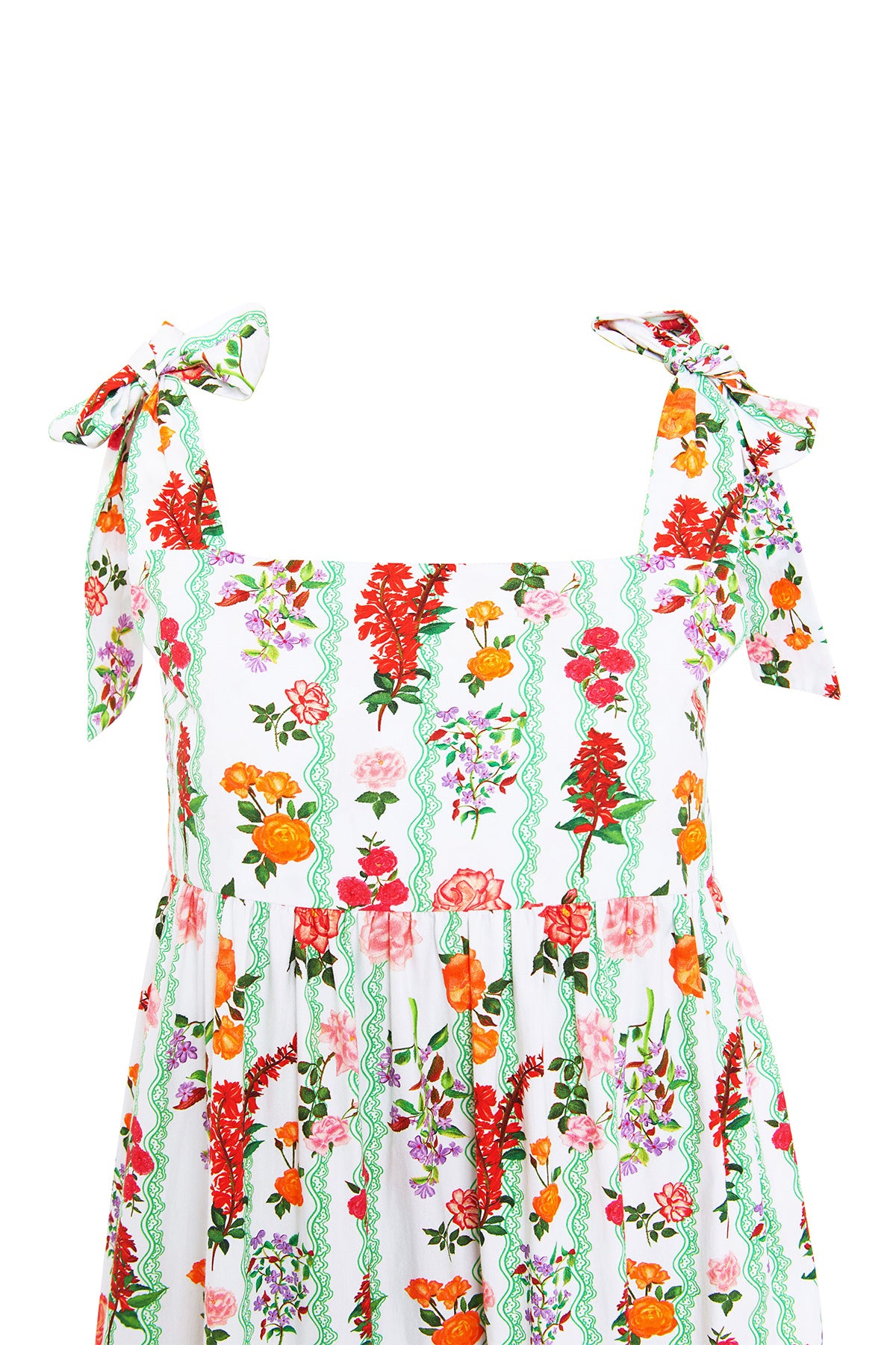 White floral dress