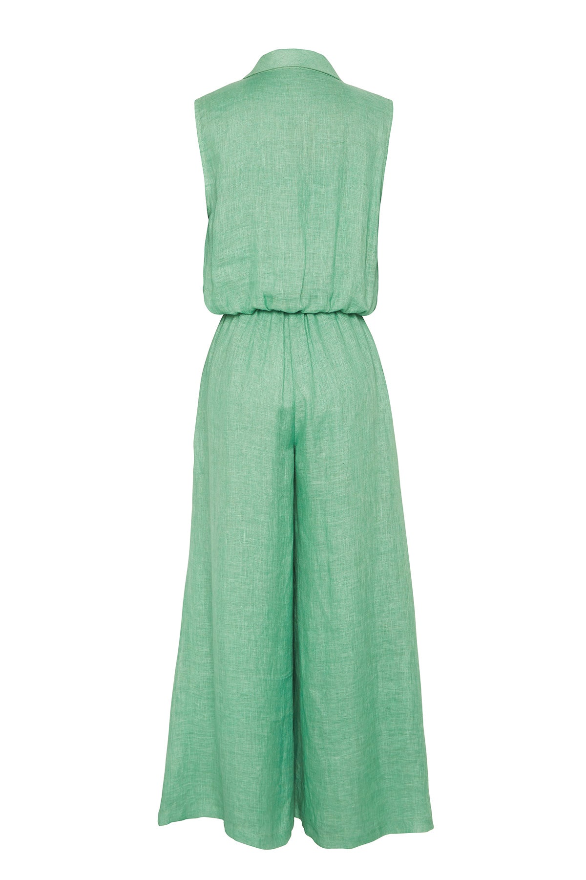 sage green jumpsuit