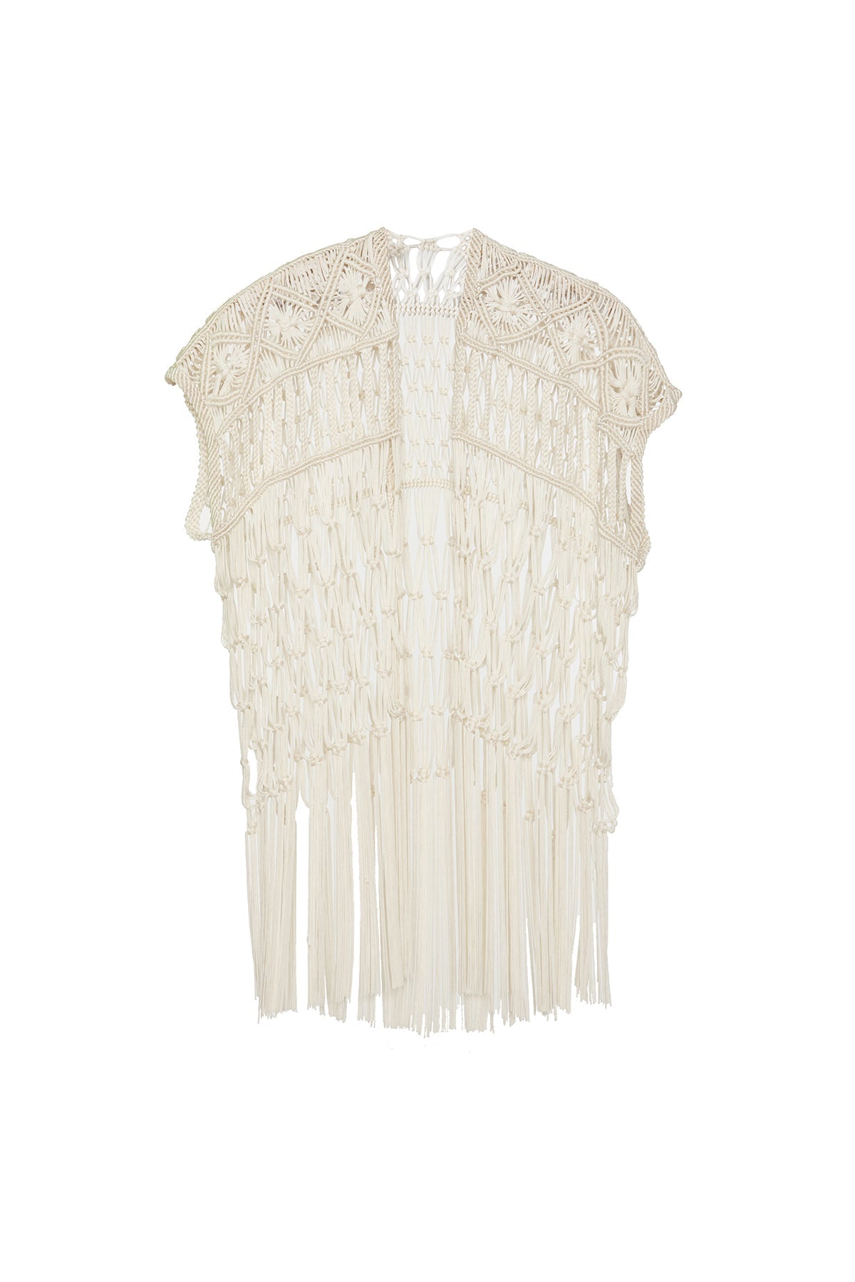 white Macramé Jacket